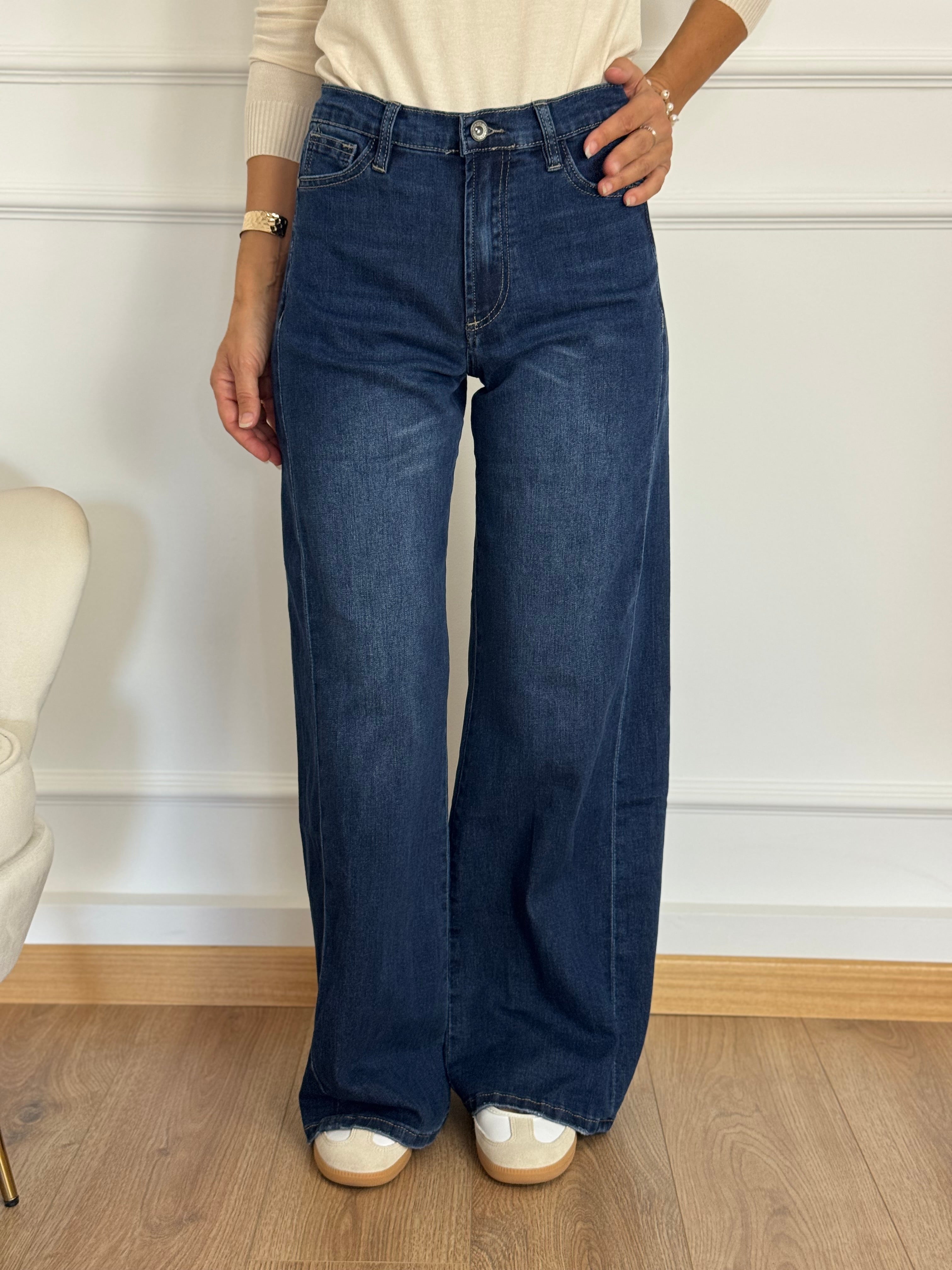 Jeans palazzo banda adora