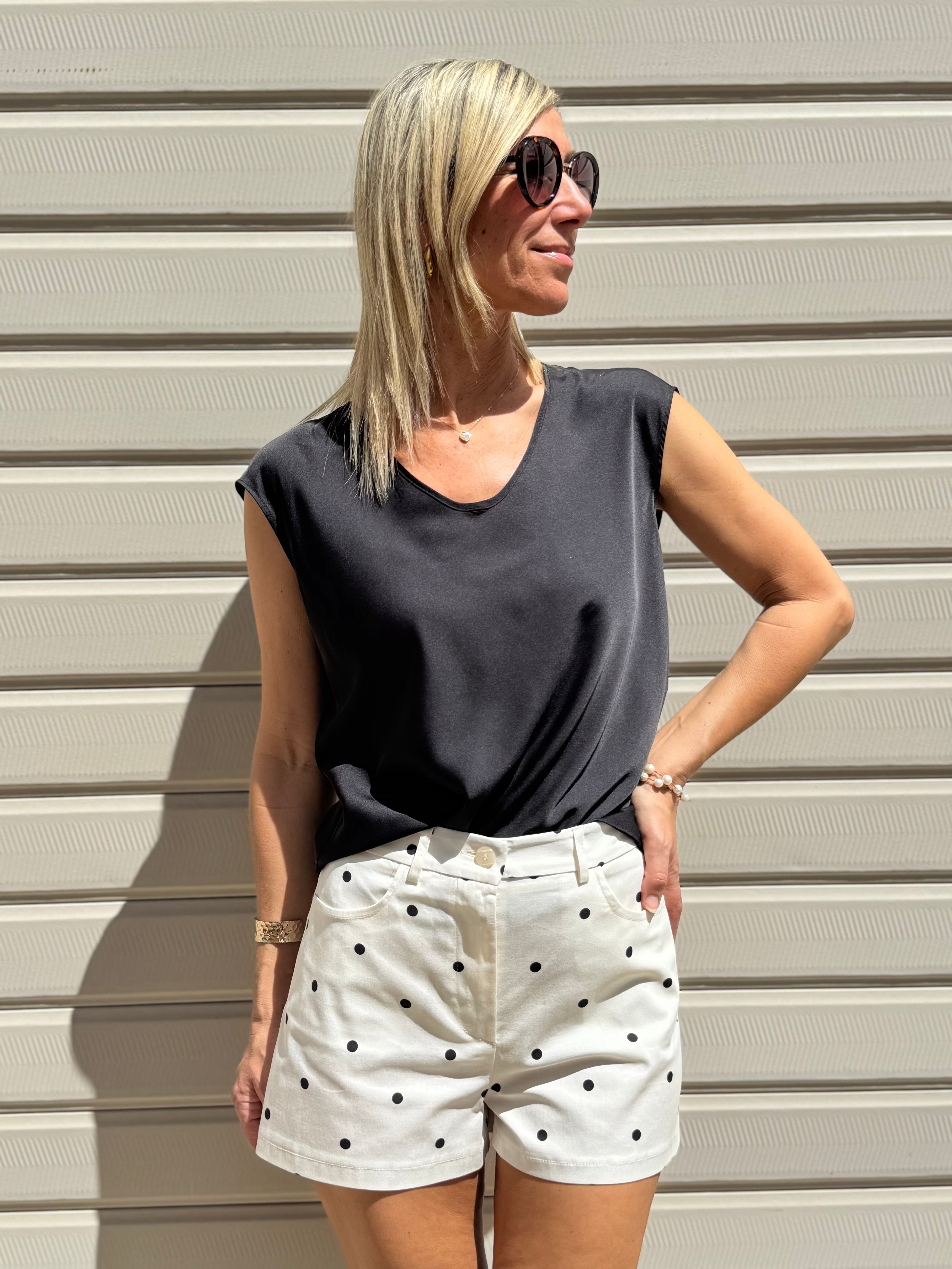Shorts pois Imperial