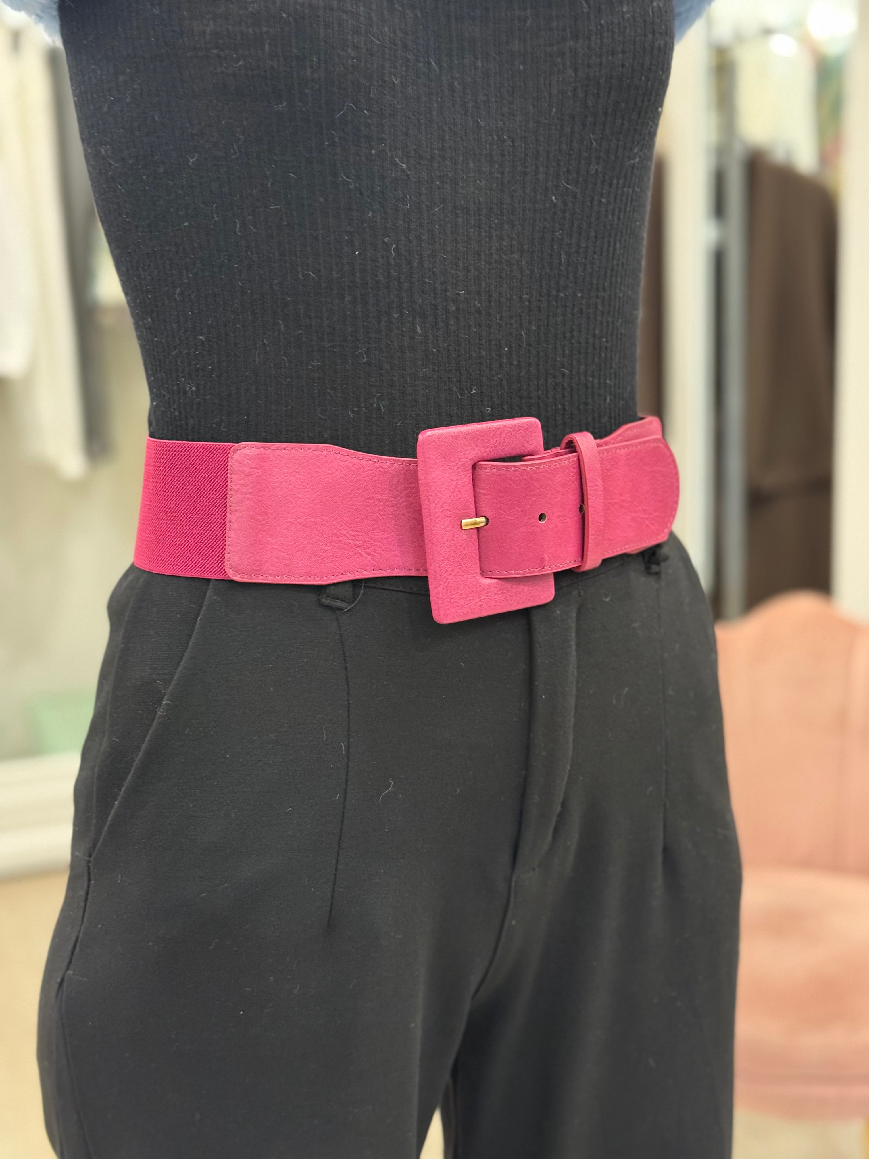 Cintura Fibbia Ecopelle