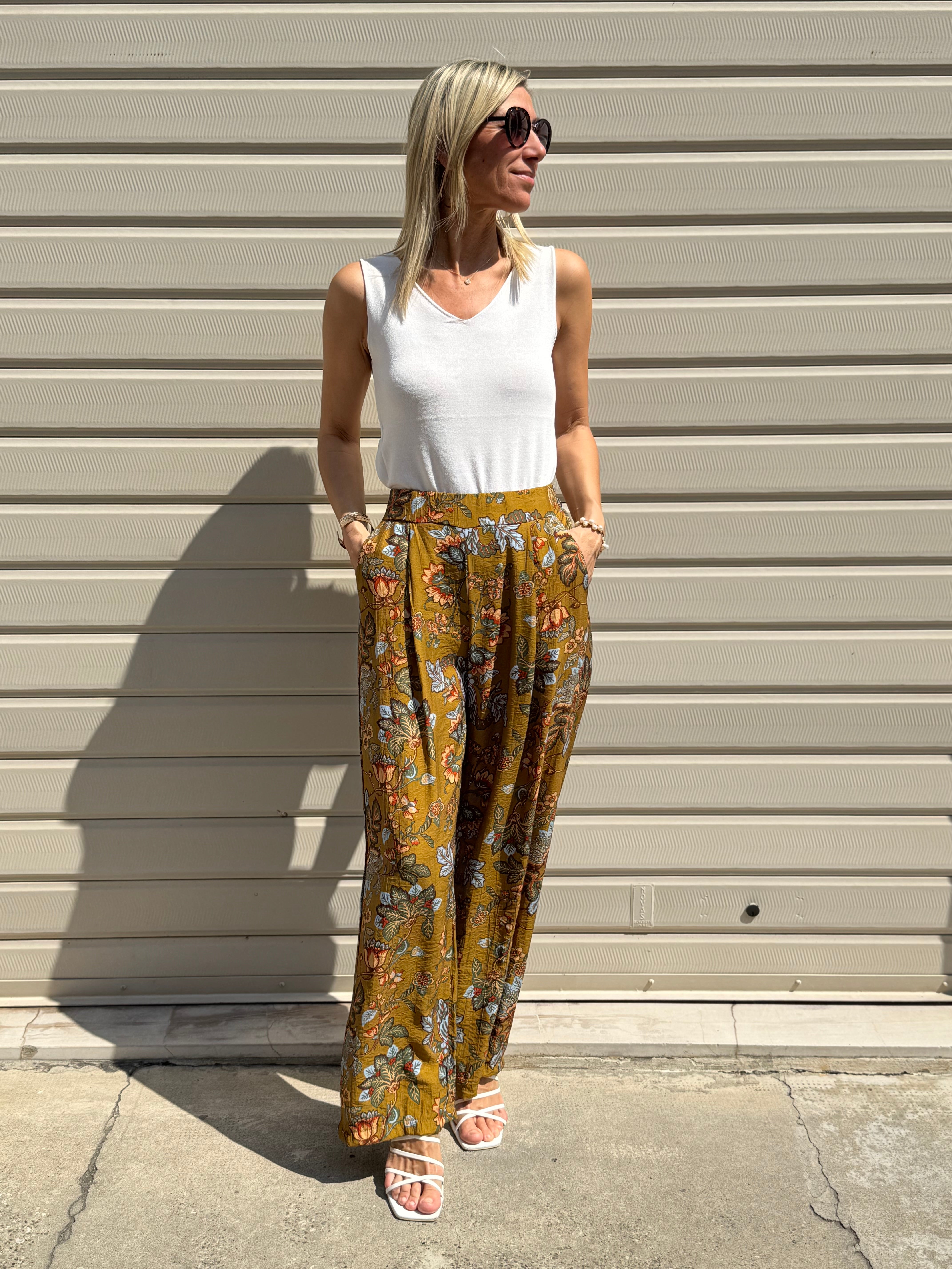 Pantalone fantasia viscosa adora