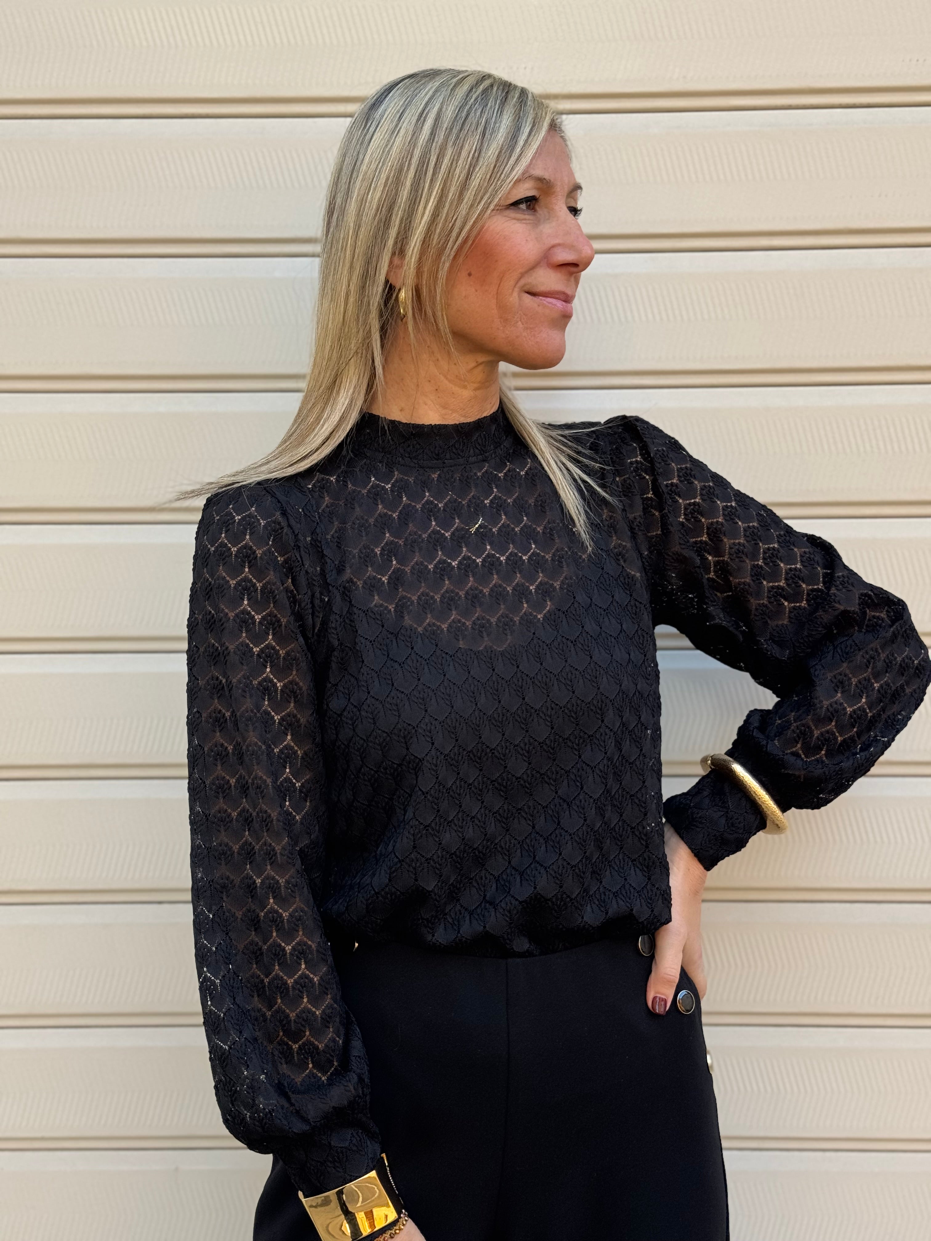 Blusa foglioline jdy