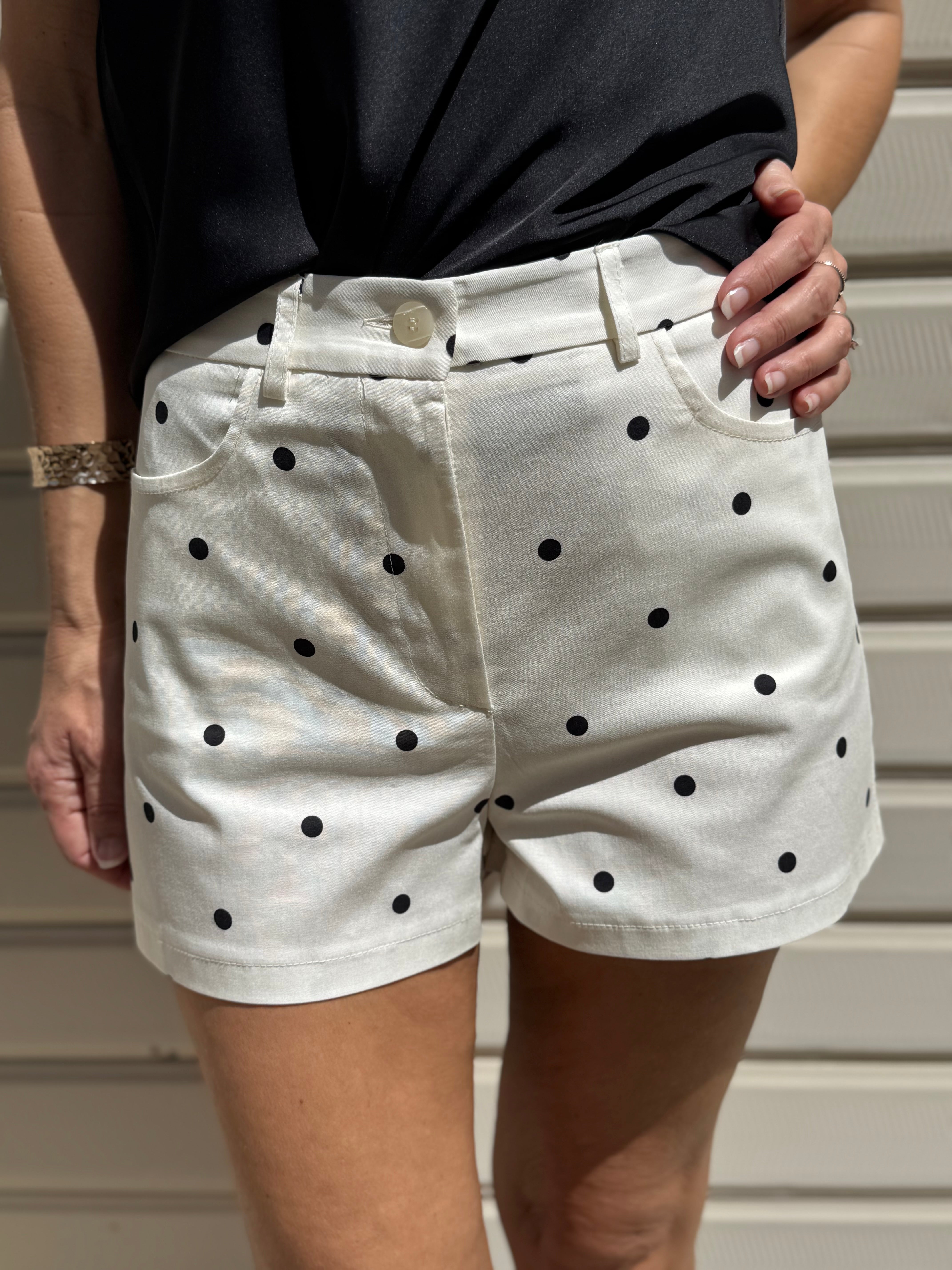 Shorts pois Imperial