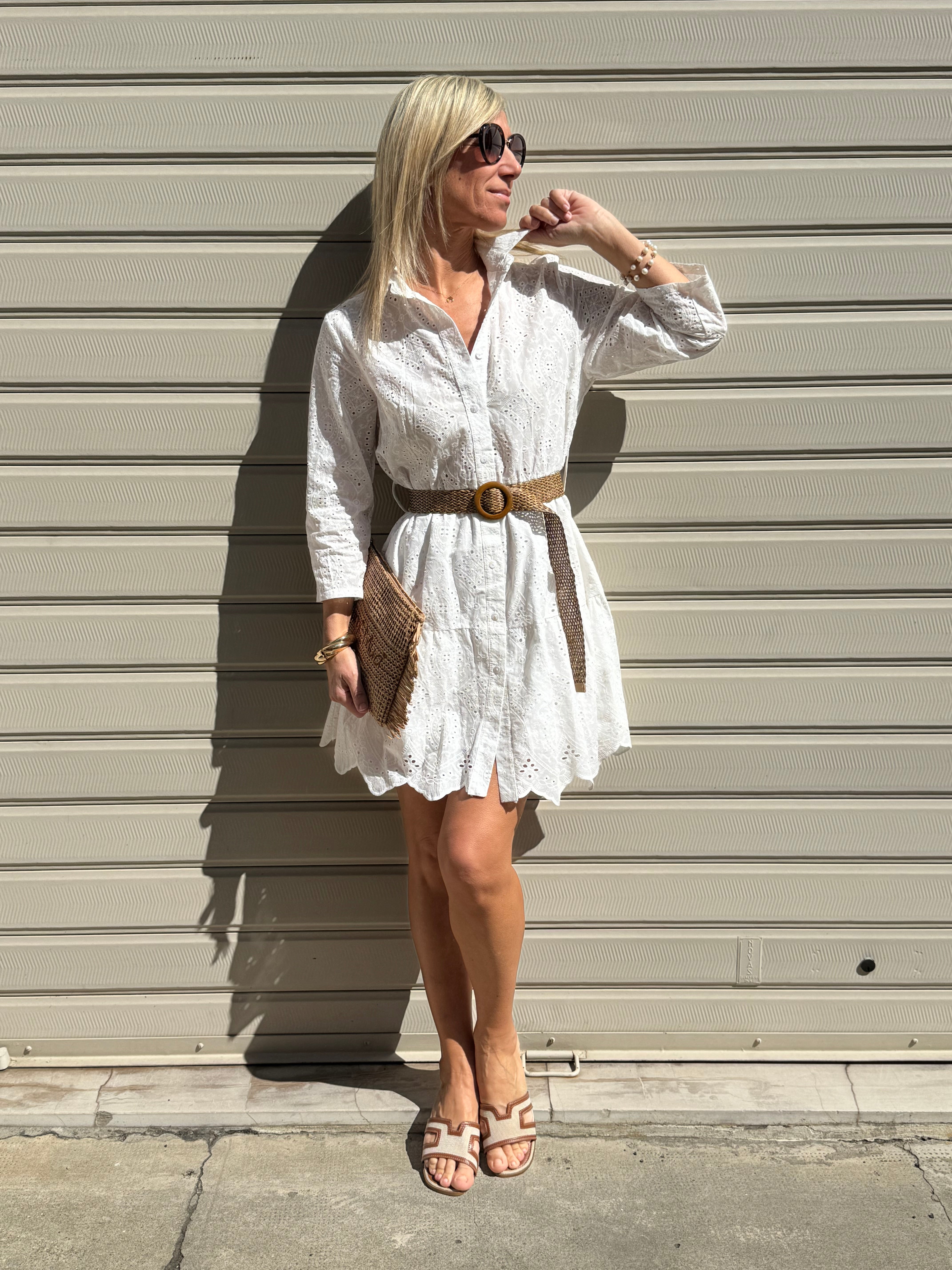 Abito corto sangallo adora