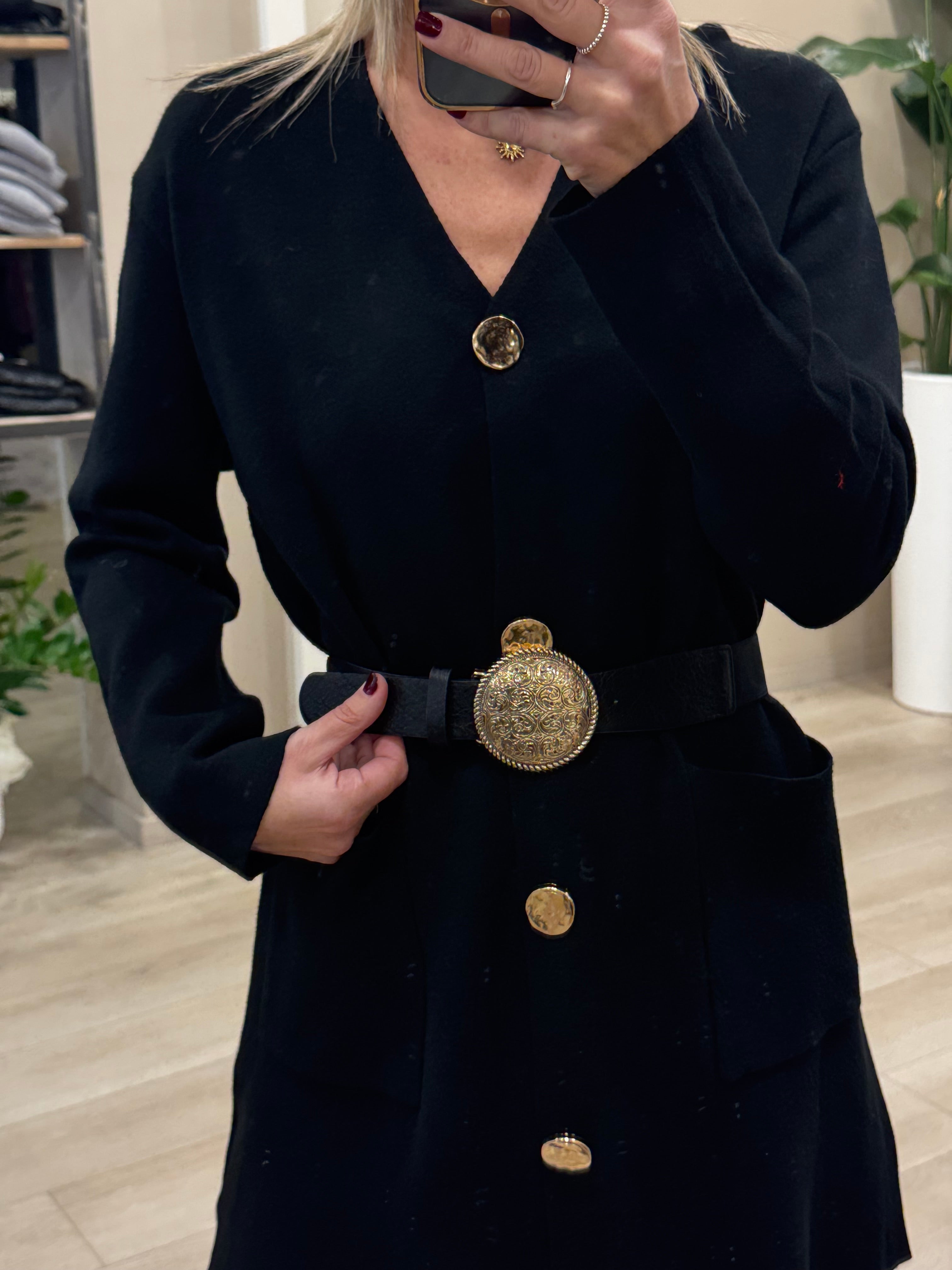 Cintura fibbia rotonda