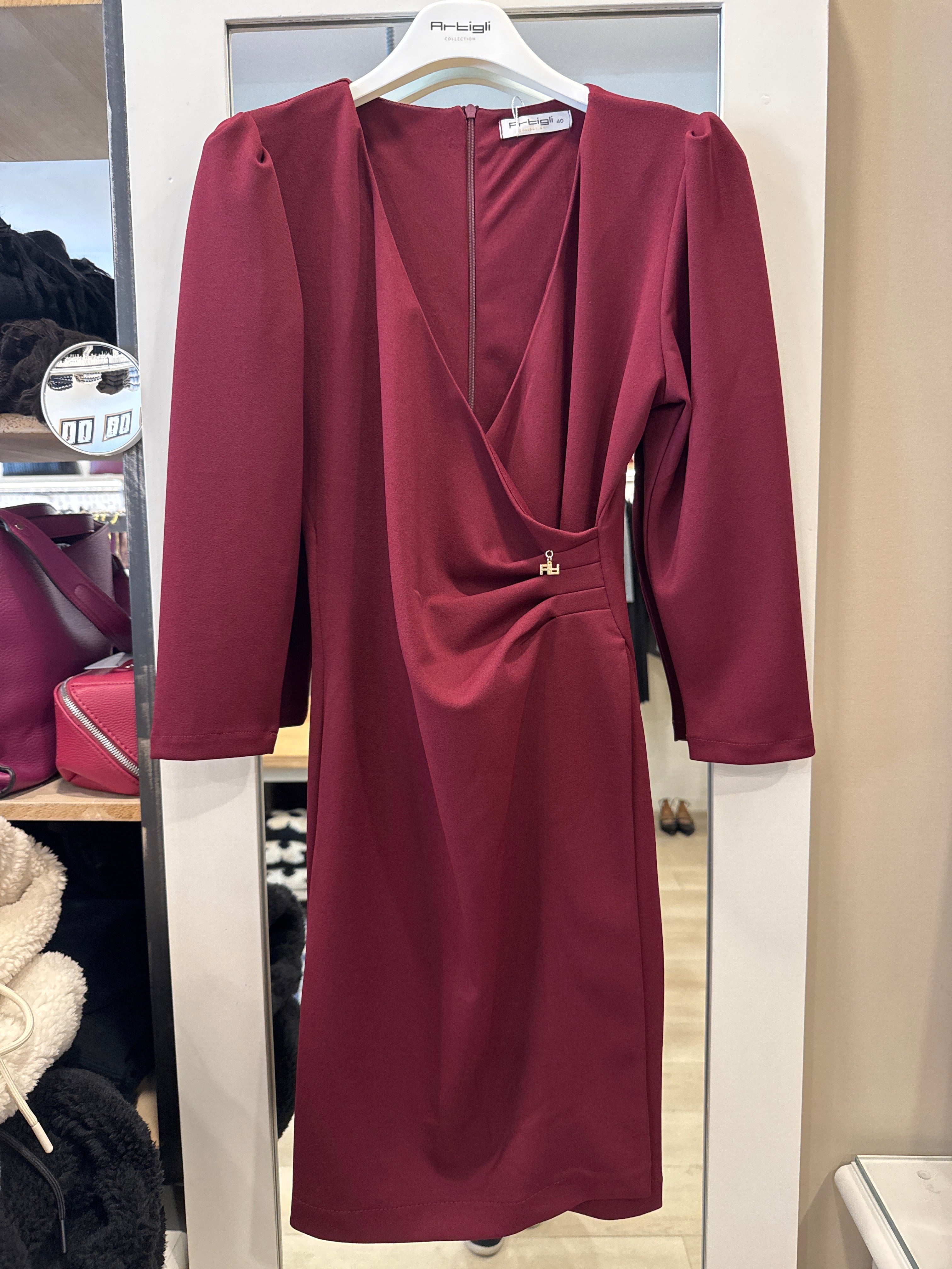 Abito Drappeggio Artigli