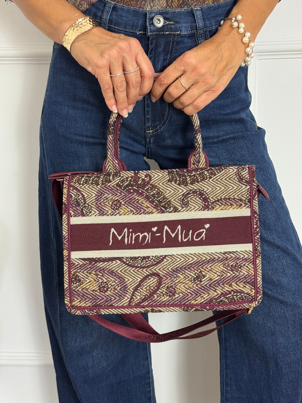 Borsa piccola fantasia paisley mimì