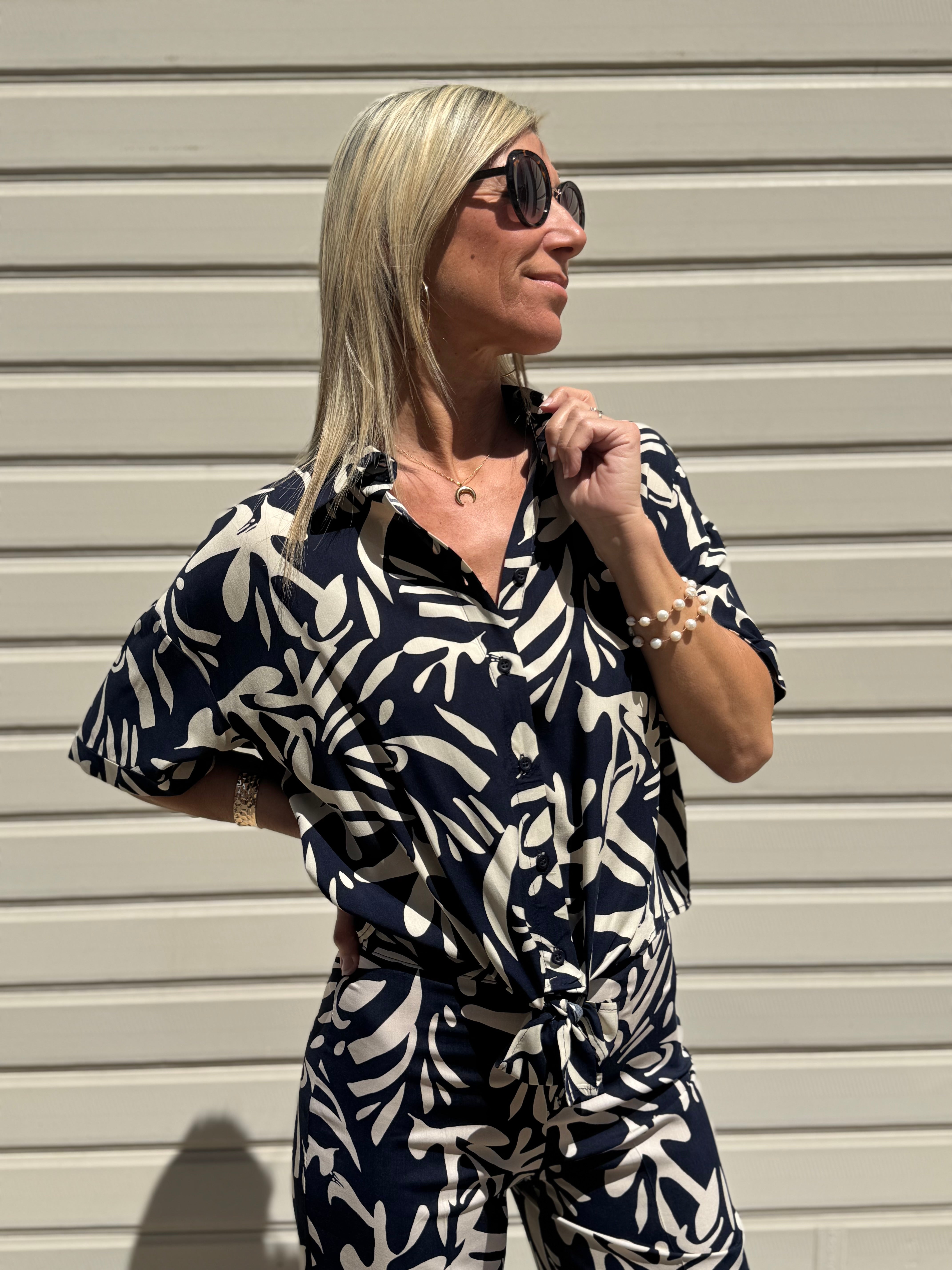 Camicia nodo fantasia artigli