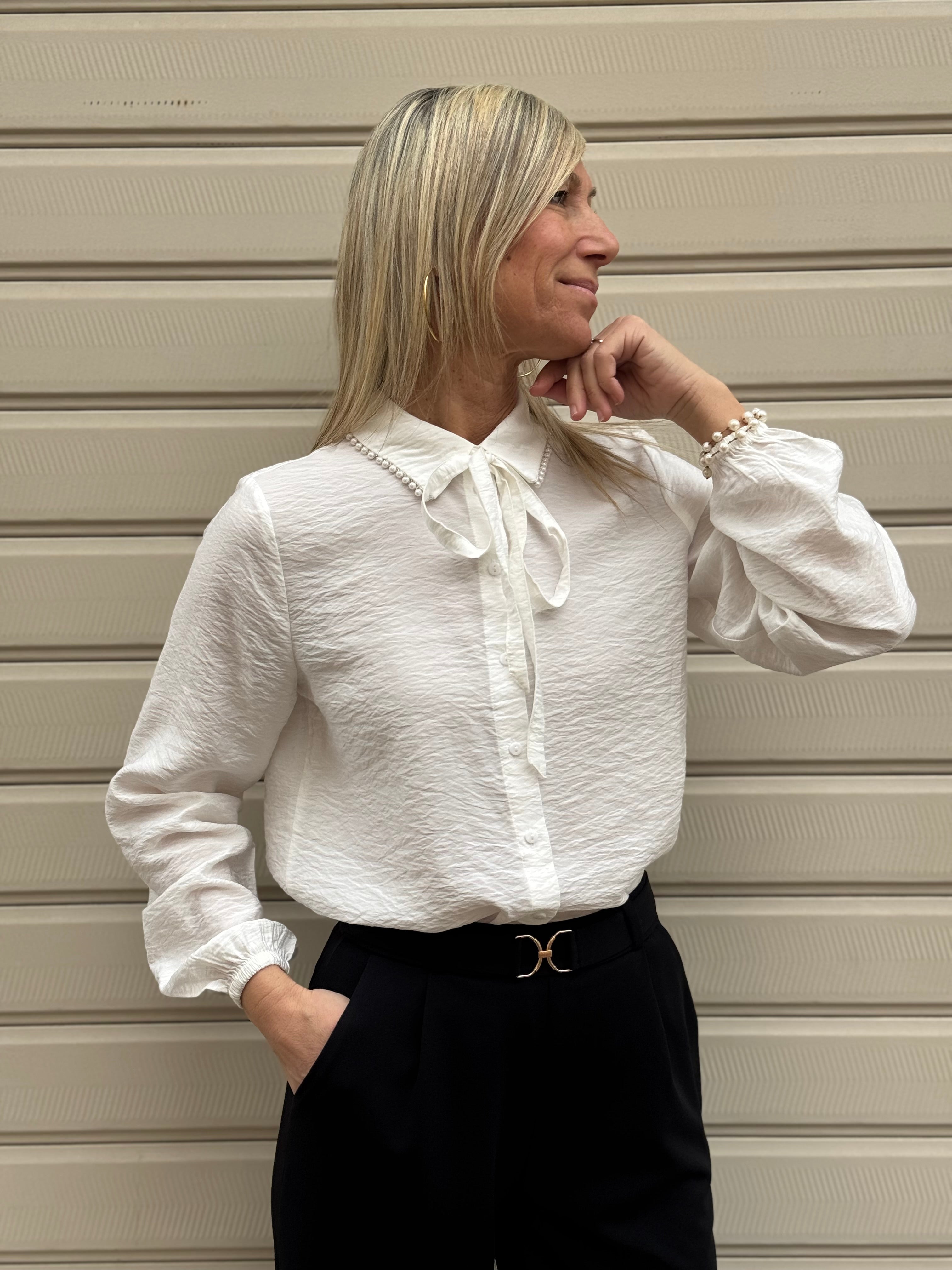 Camicia colletto perle Jdy
