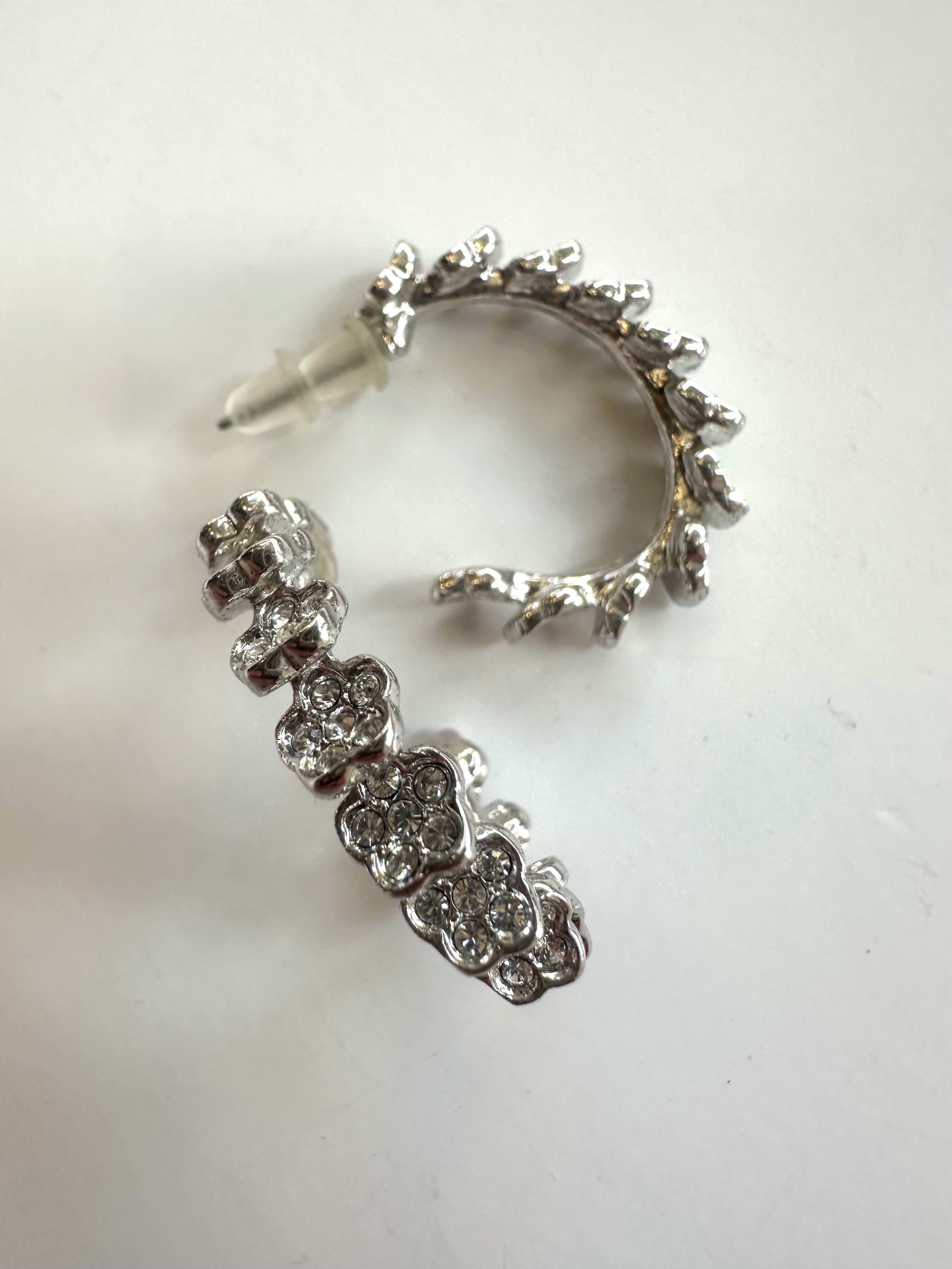 Orecchini fiorellini argento