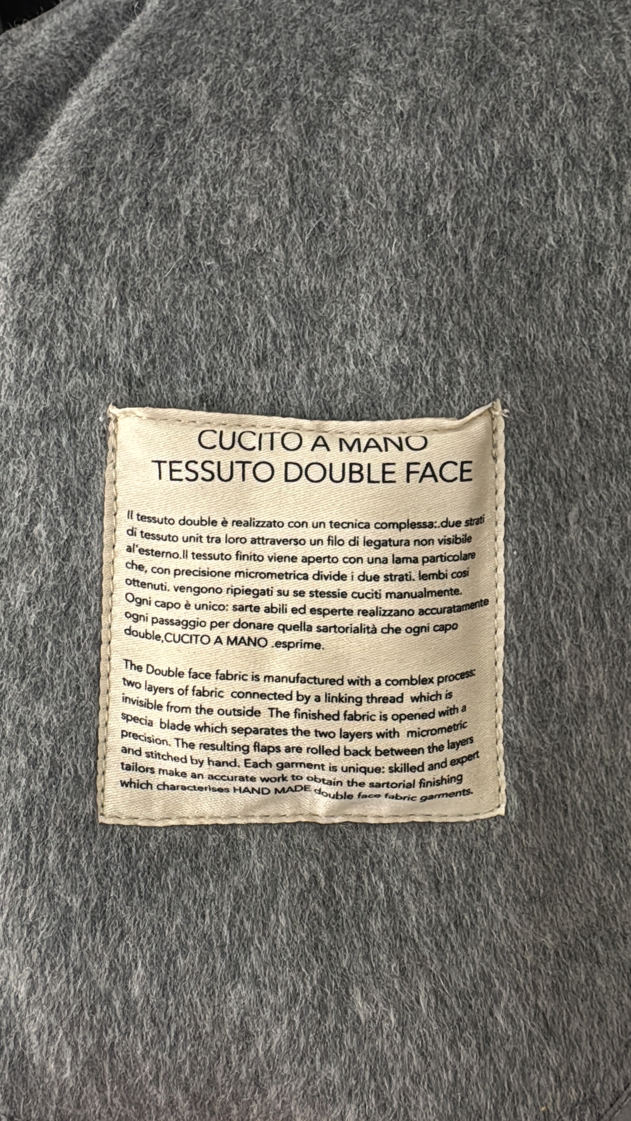 Cappotto sartoriale mimì