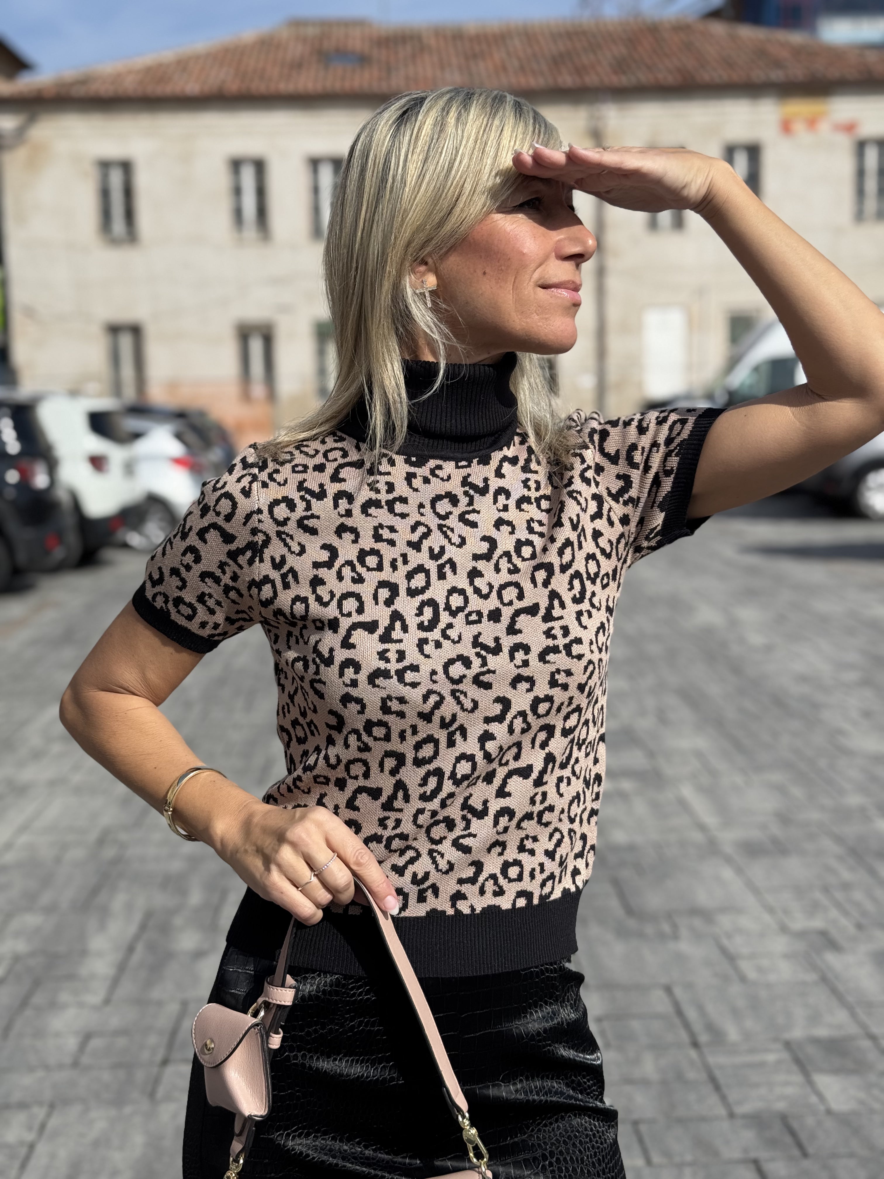 Dolcevita maculato M/corta