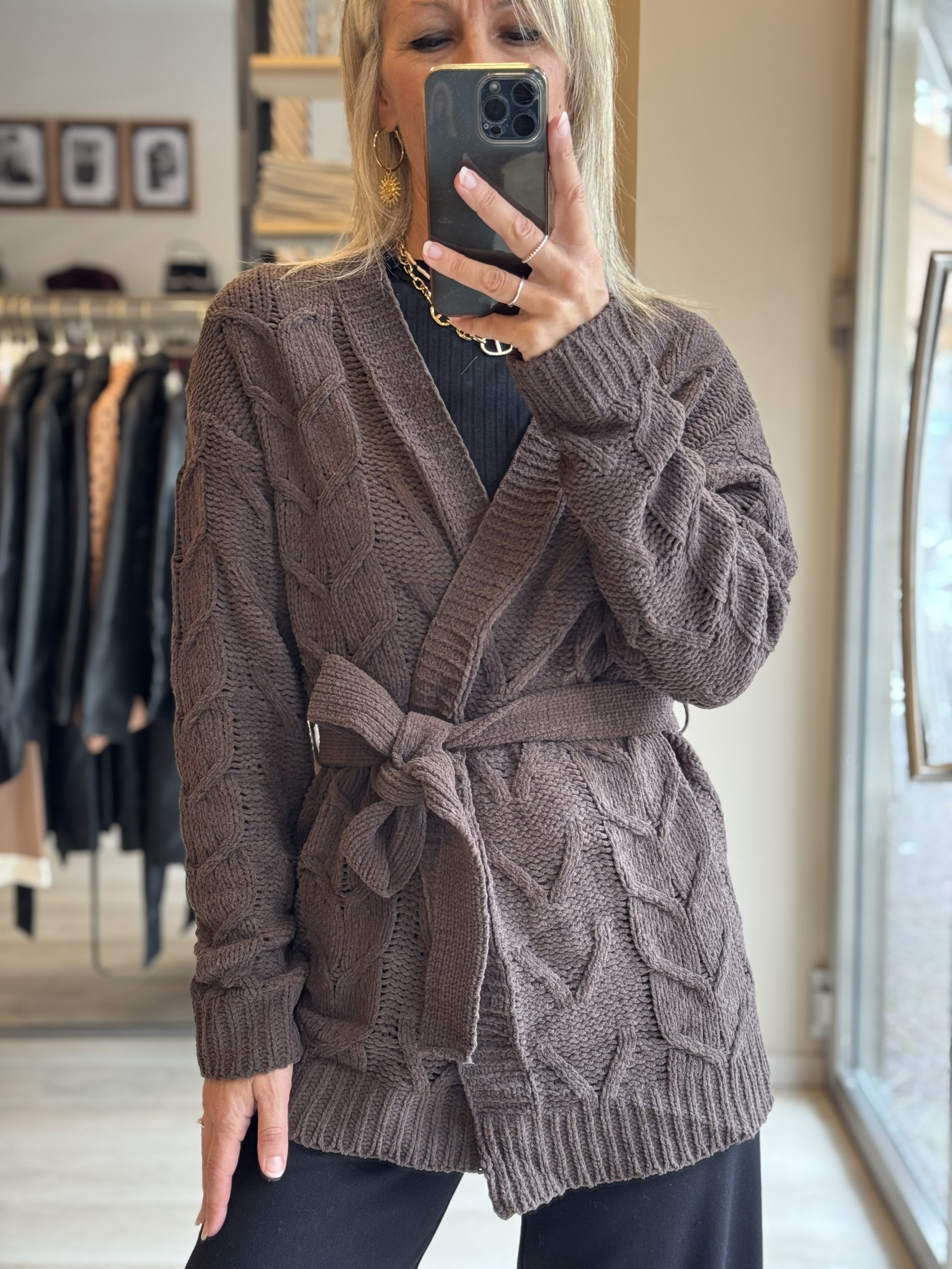 Cardigan Ciniglia