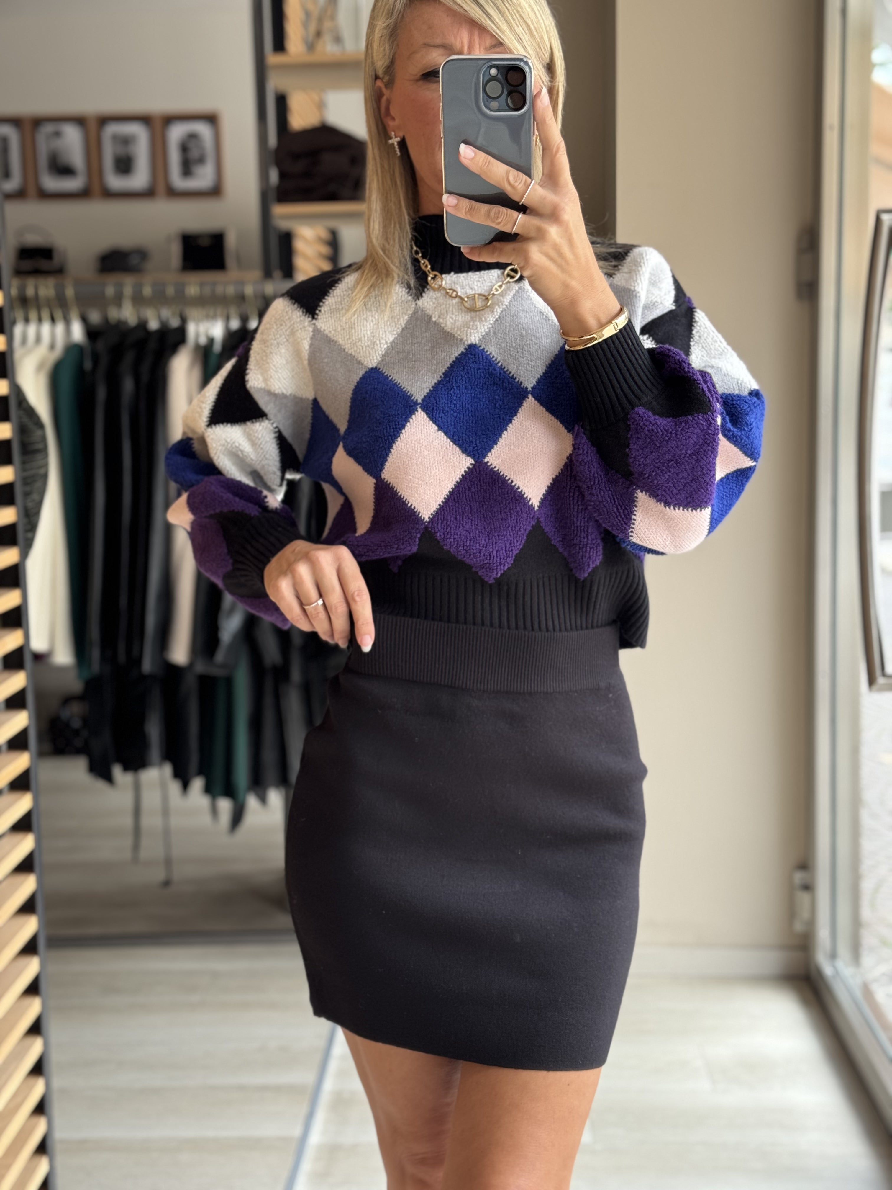 Minigonna Mila in maglia