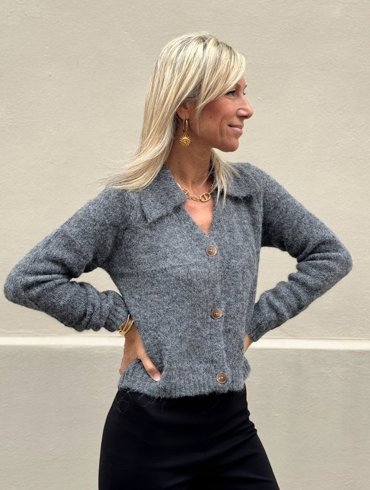Cardigan Colletto