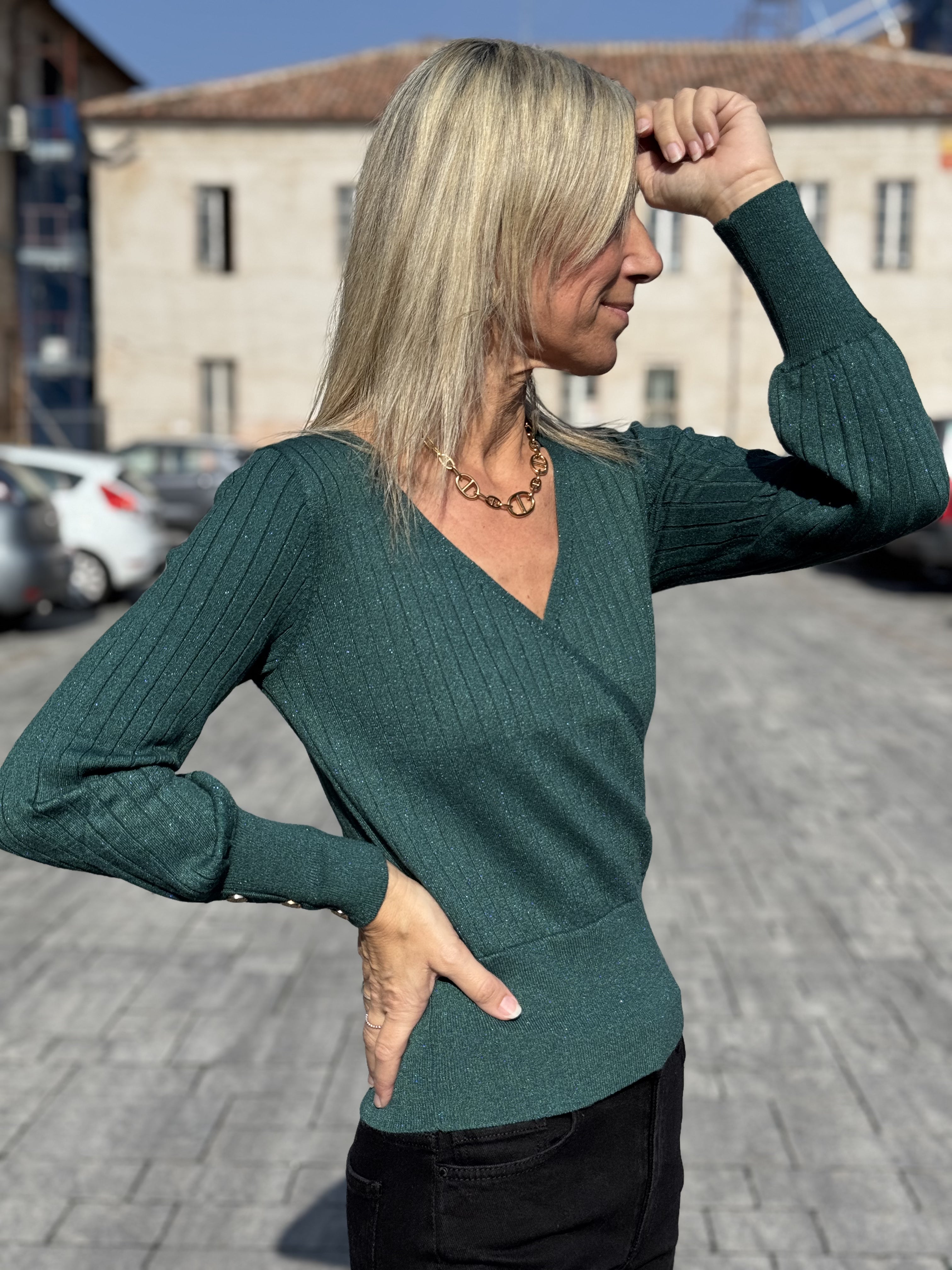Maglia Incrocio Costine