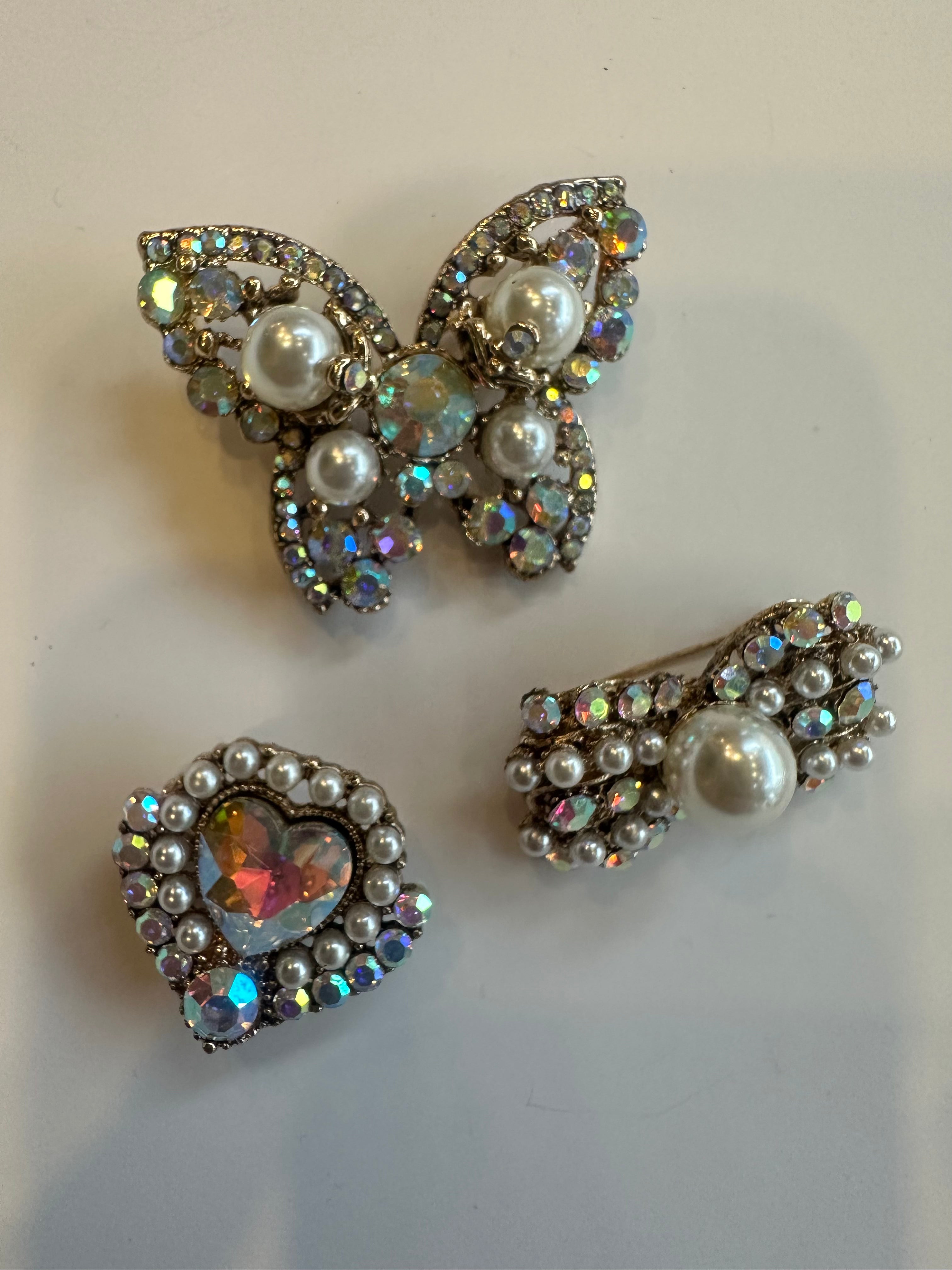 Set spille farfalla oro