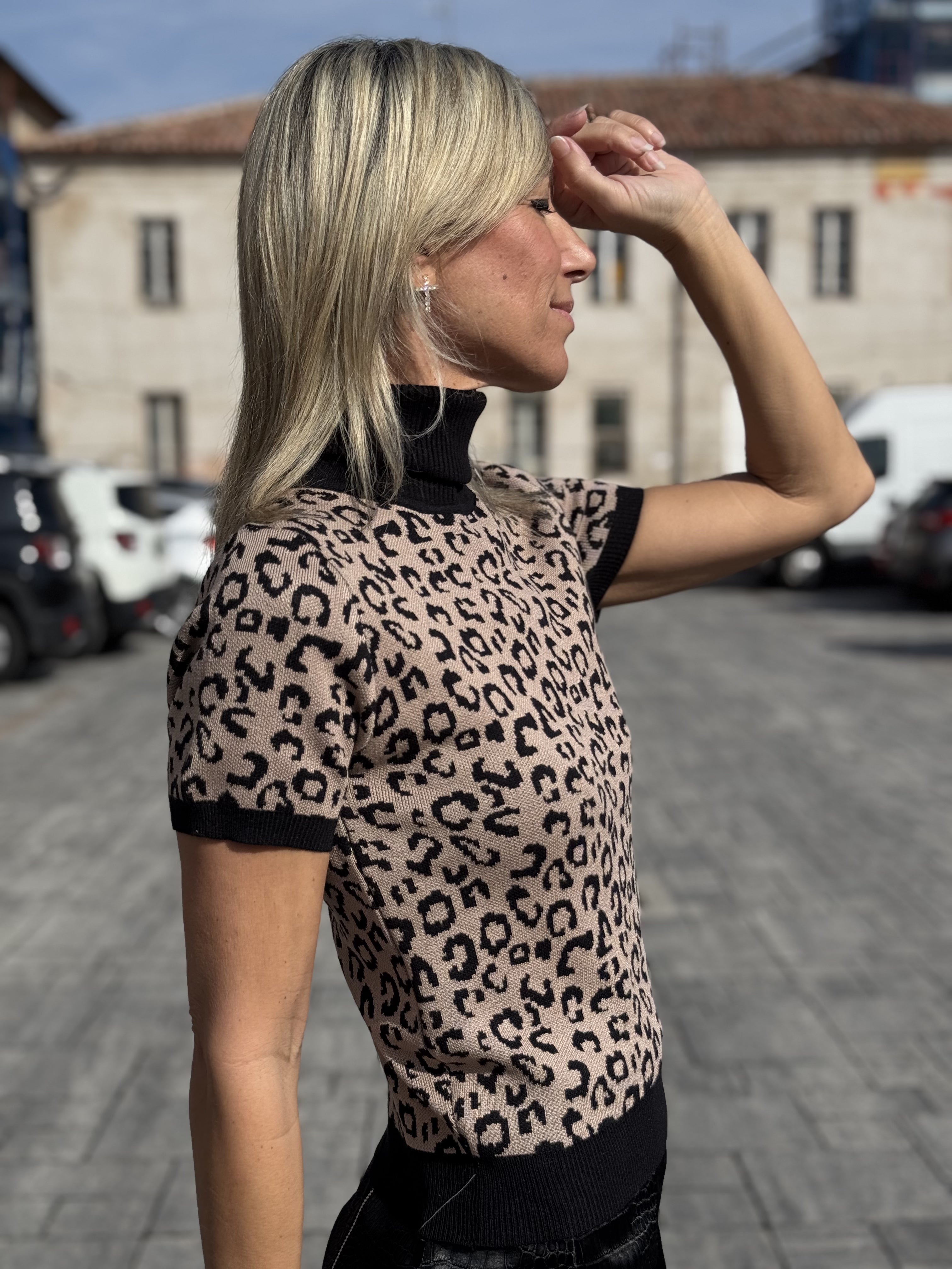 Dolcevita maculato M/corta