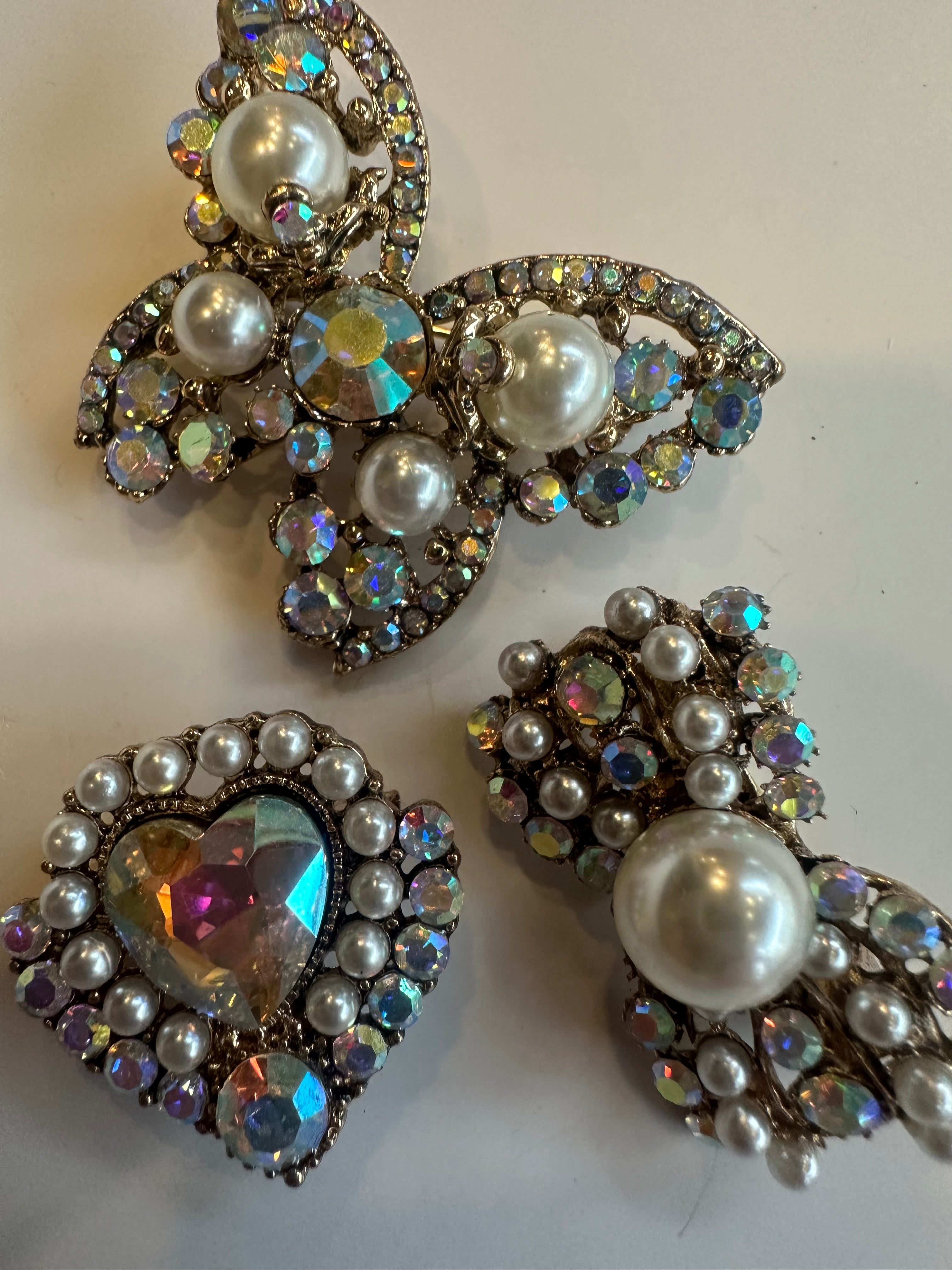 Set spille farfalla oro