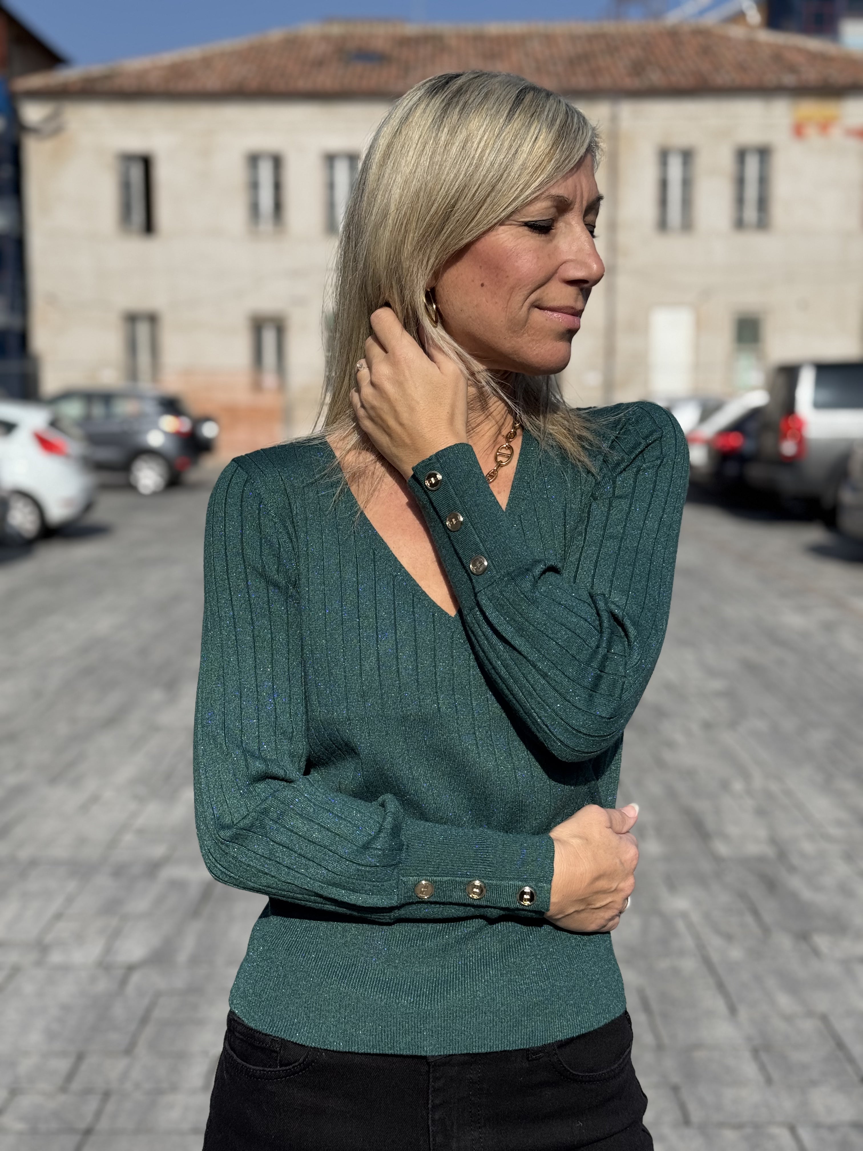 Maglia Incrocio Costine