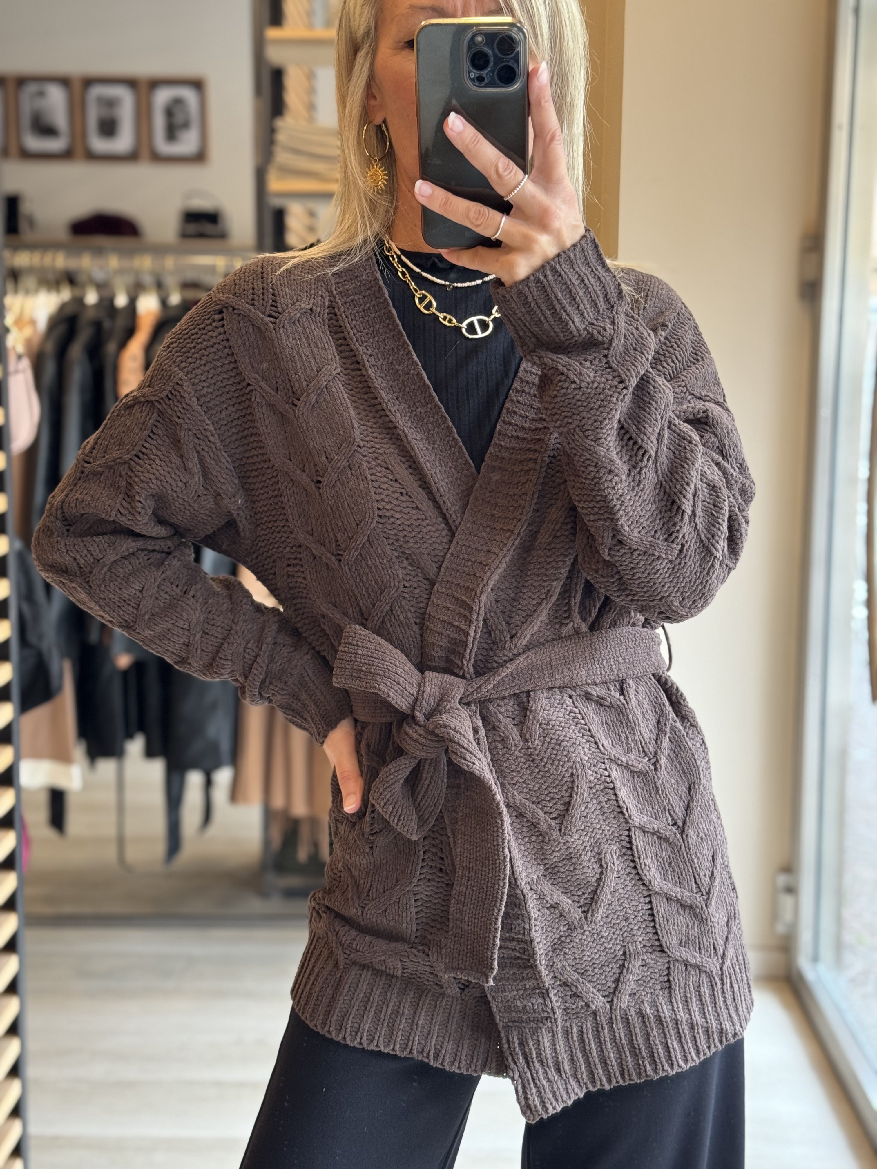 Cardigan Ciniglia