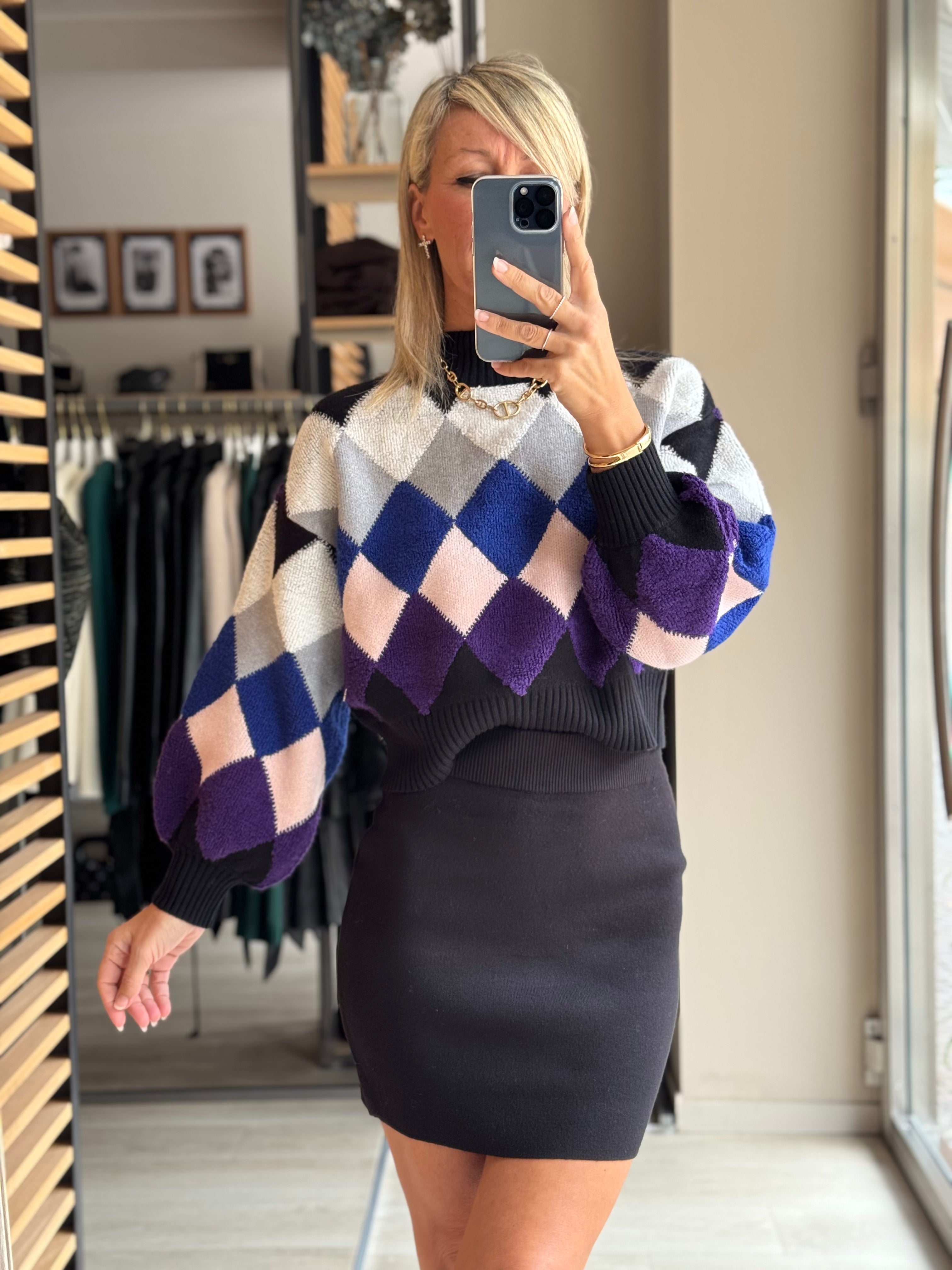 Minigonna Mila in maglia