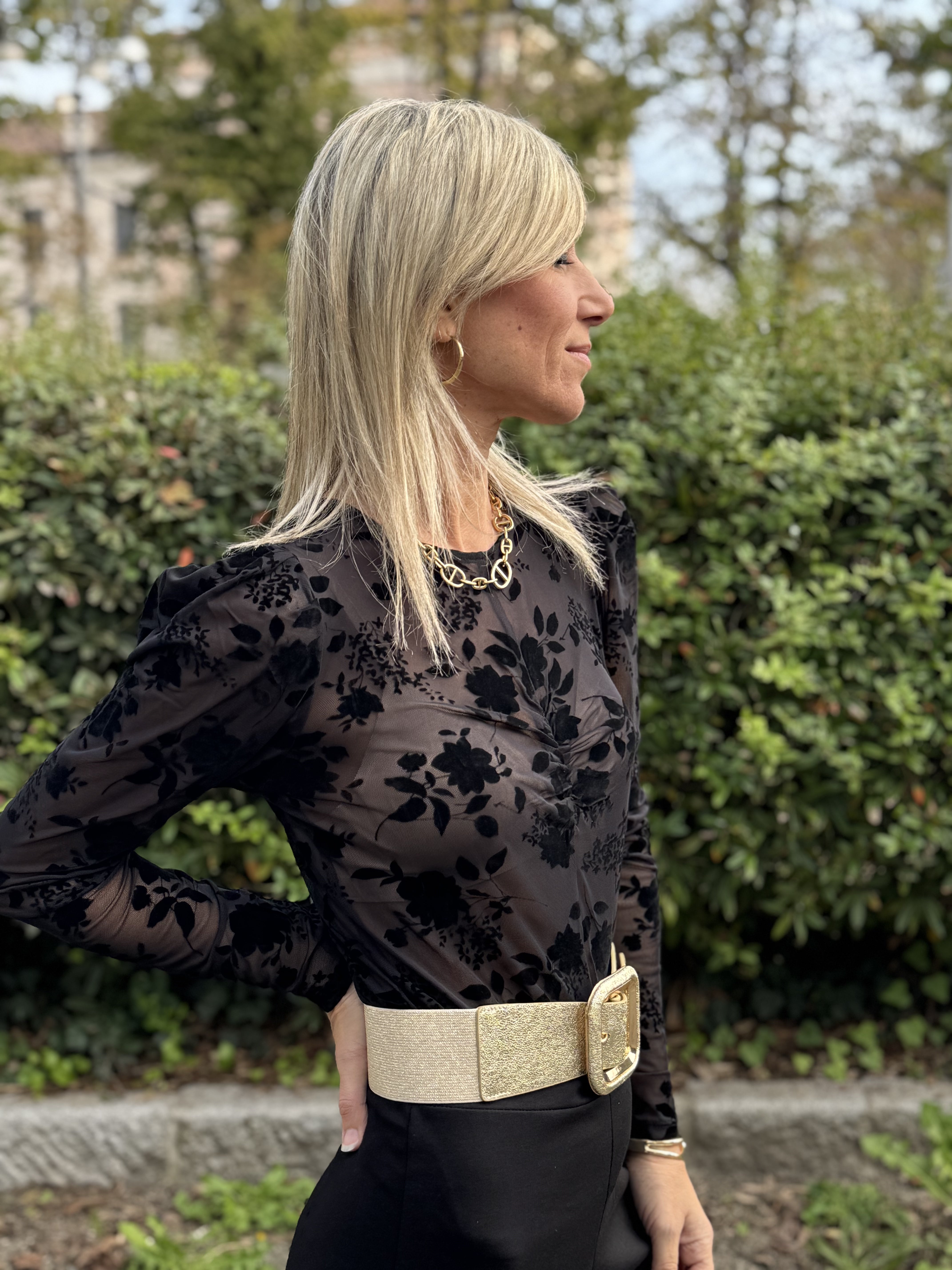 Maglia Rose Velluto