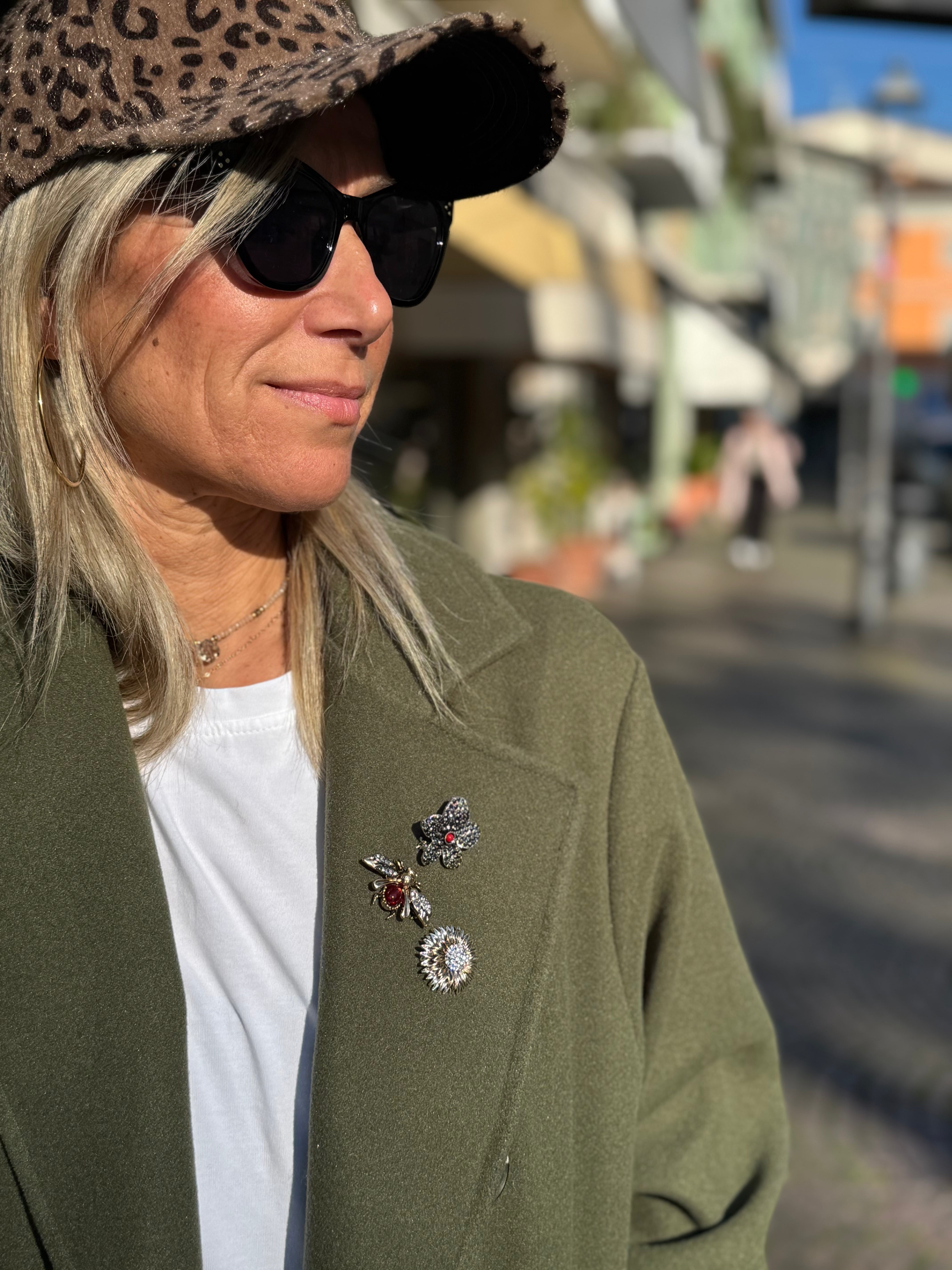 Set spille fiore scuro