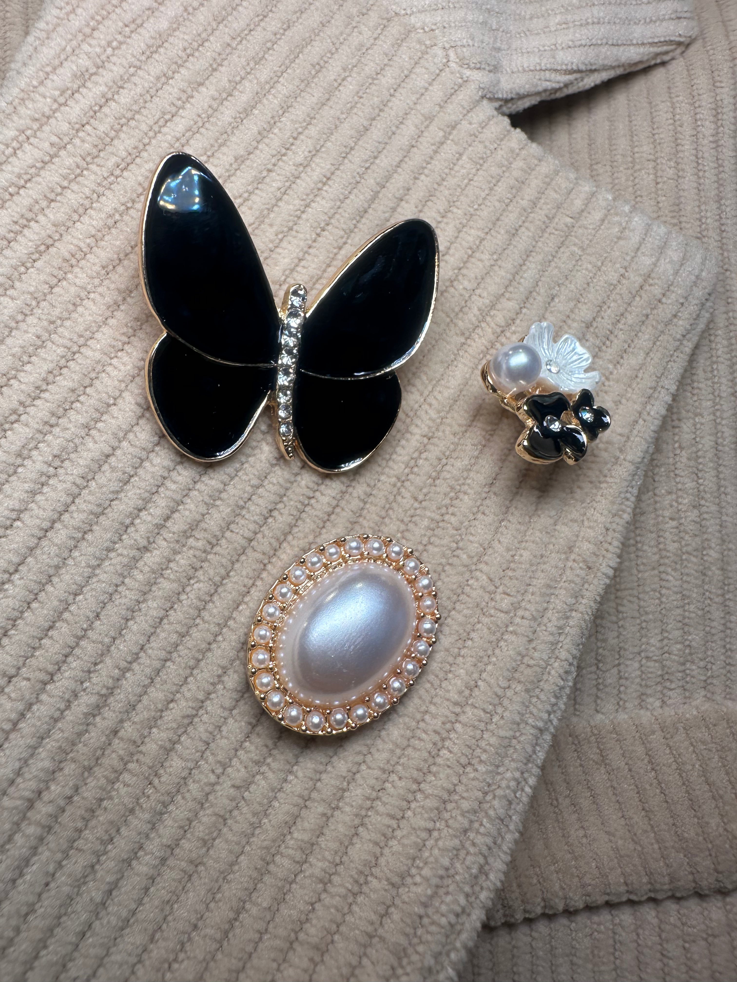 Set spille farfalla nera