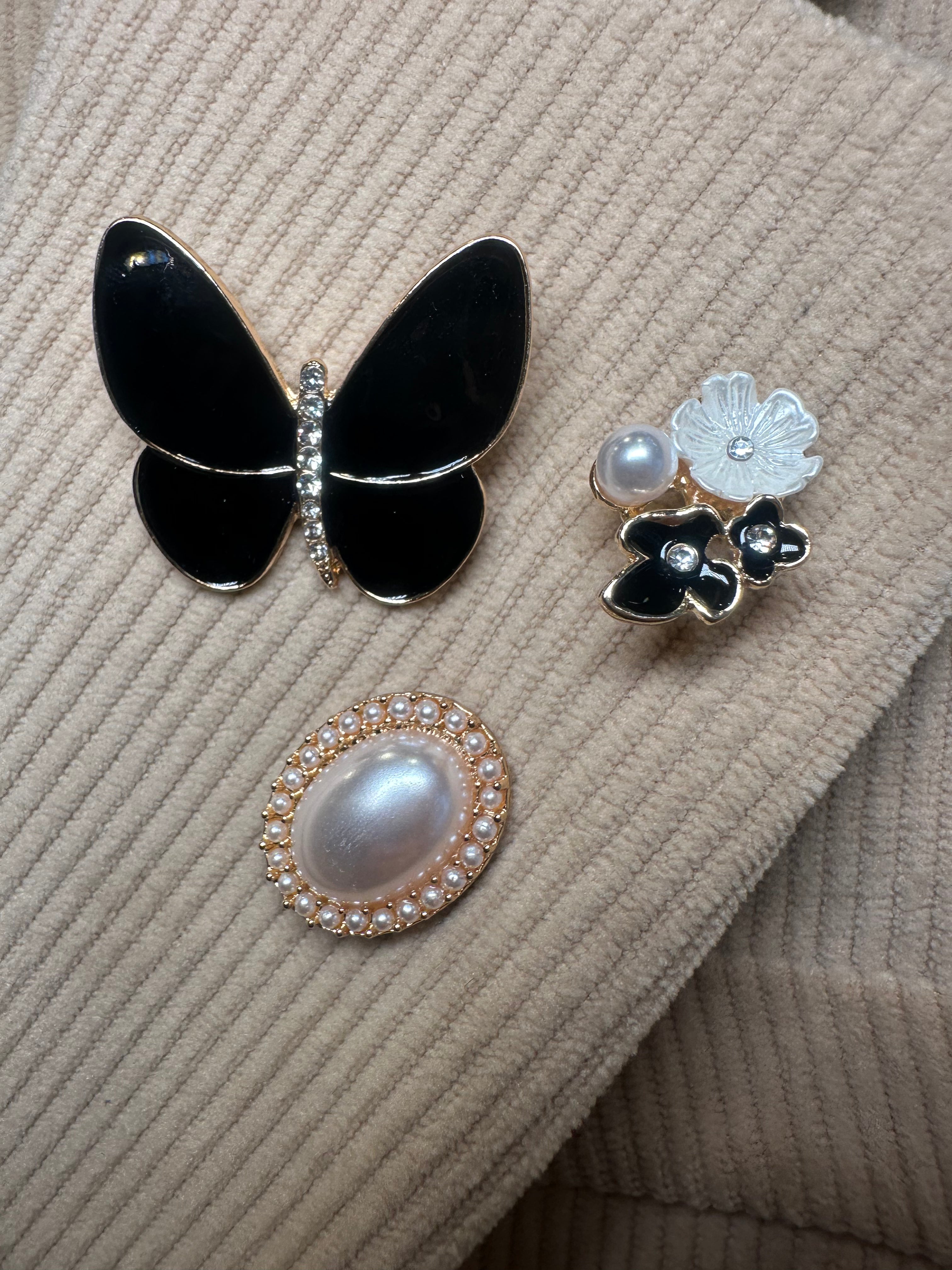 Set spille farfalla nera