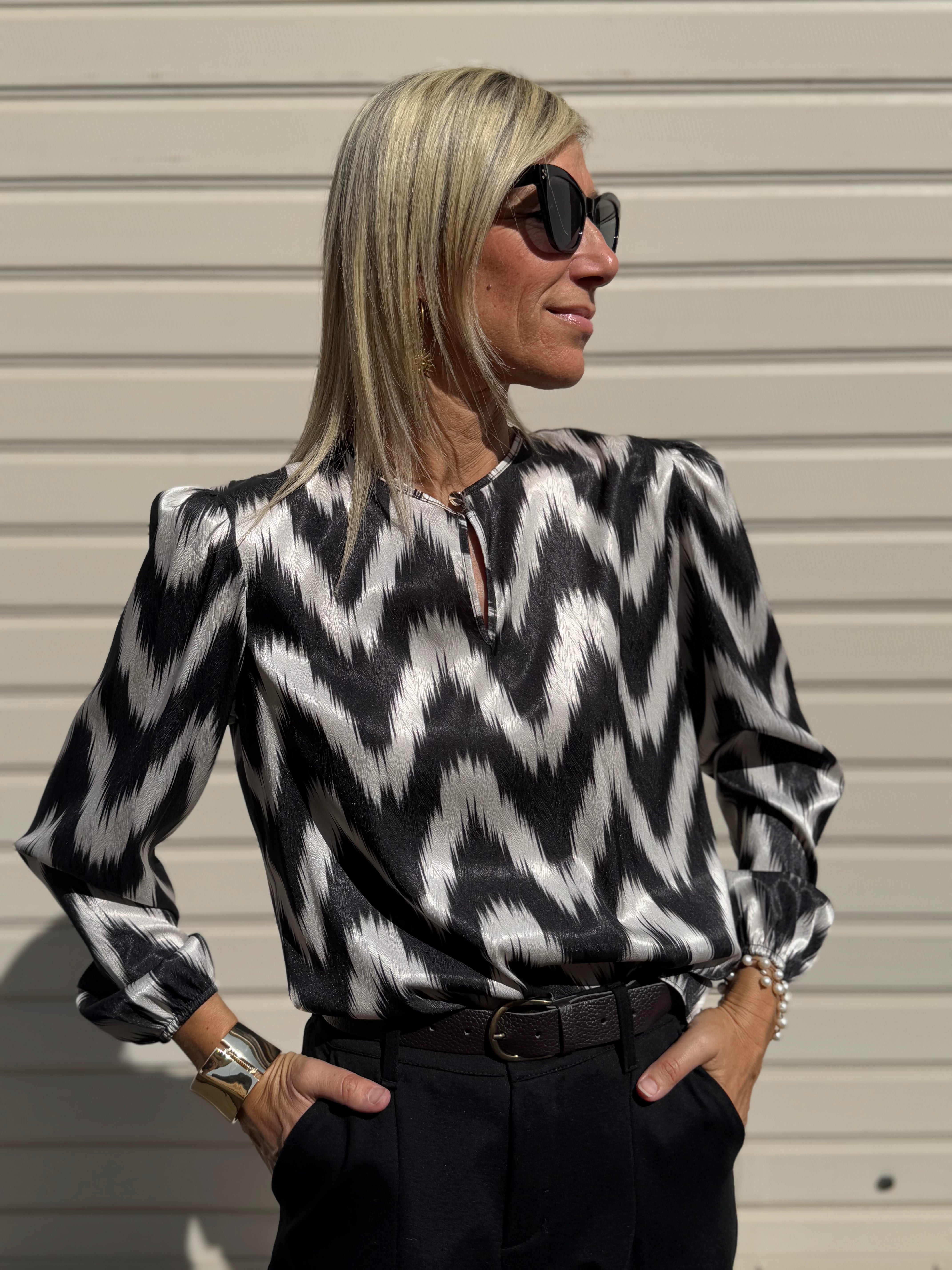 Blusa zig zag mimì