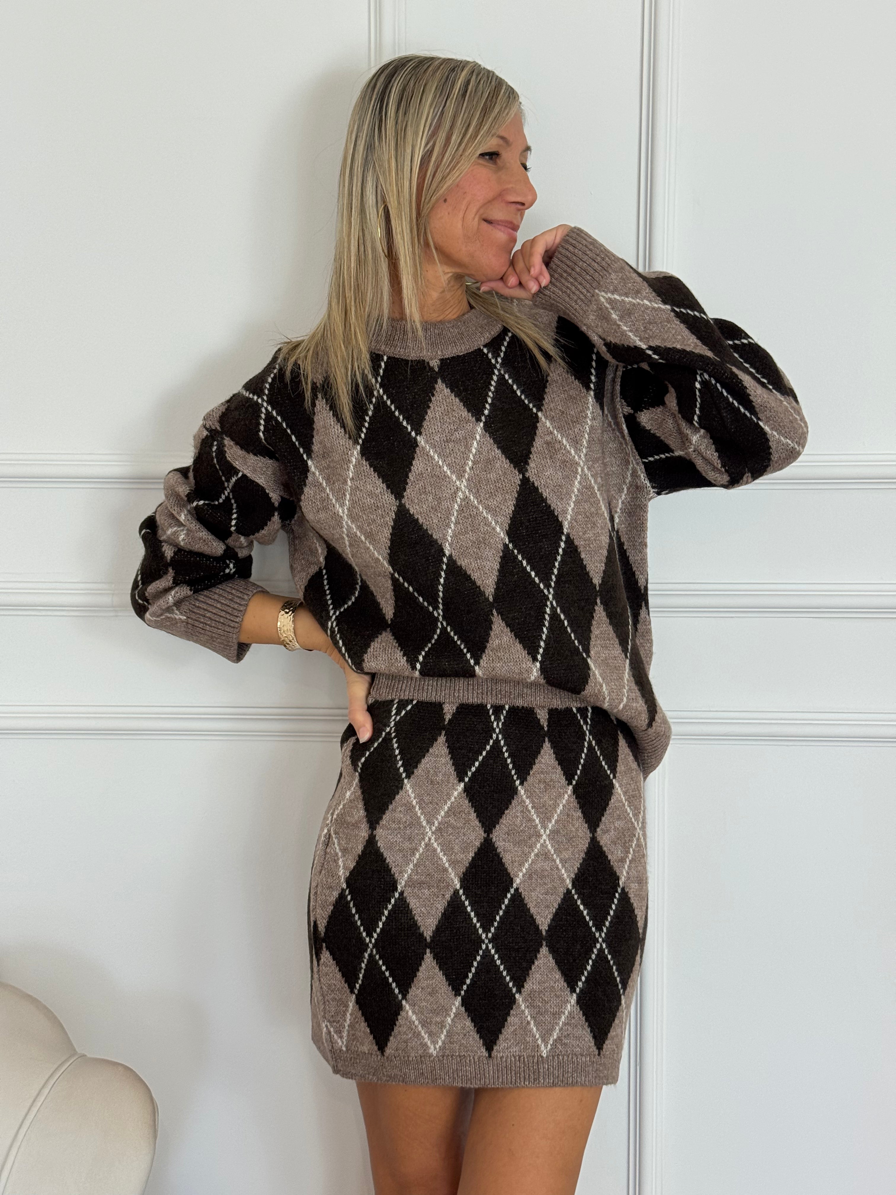 Maglione a rombi jdy