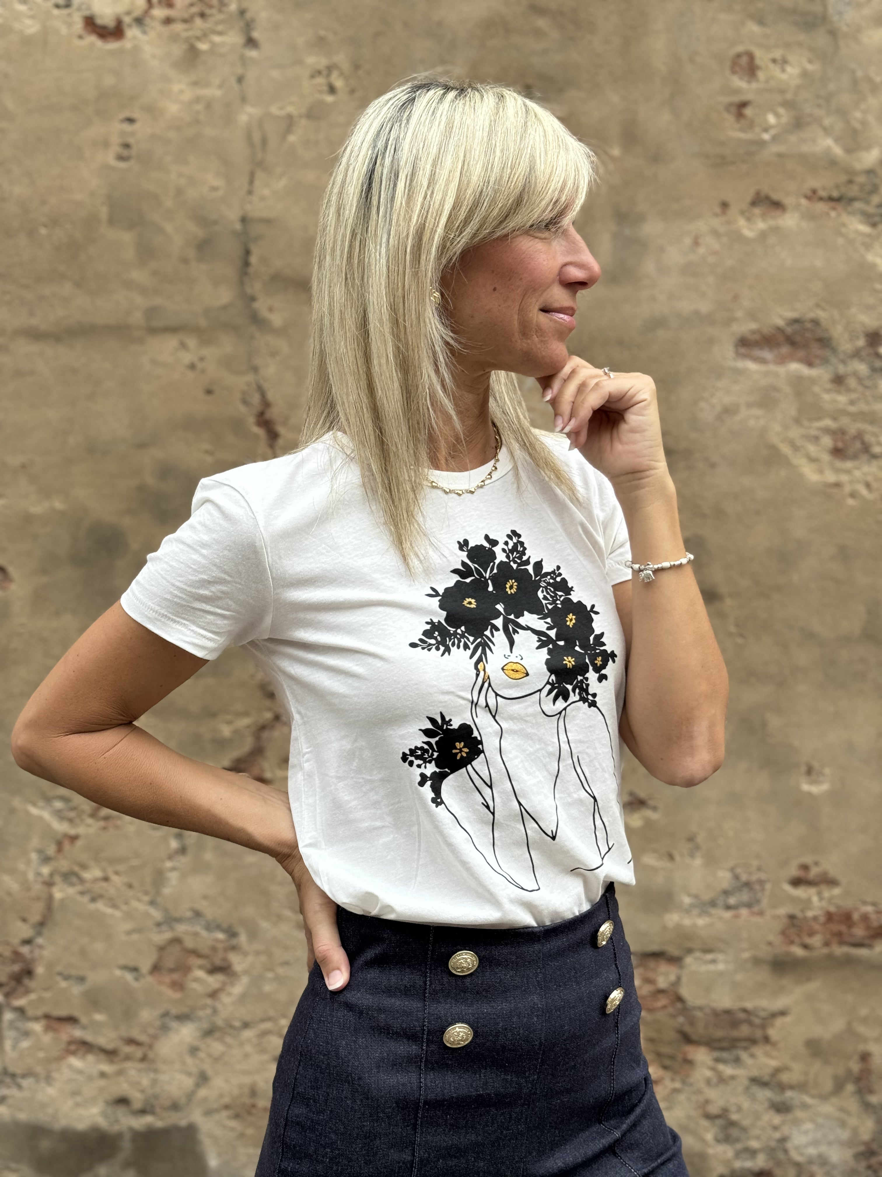 Tshirt Flower Girl