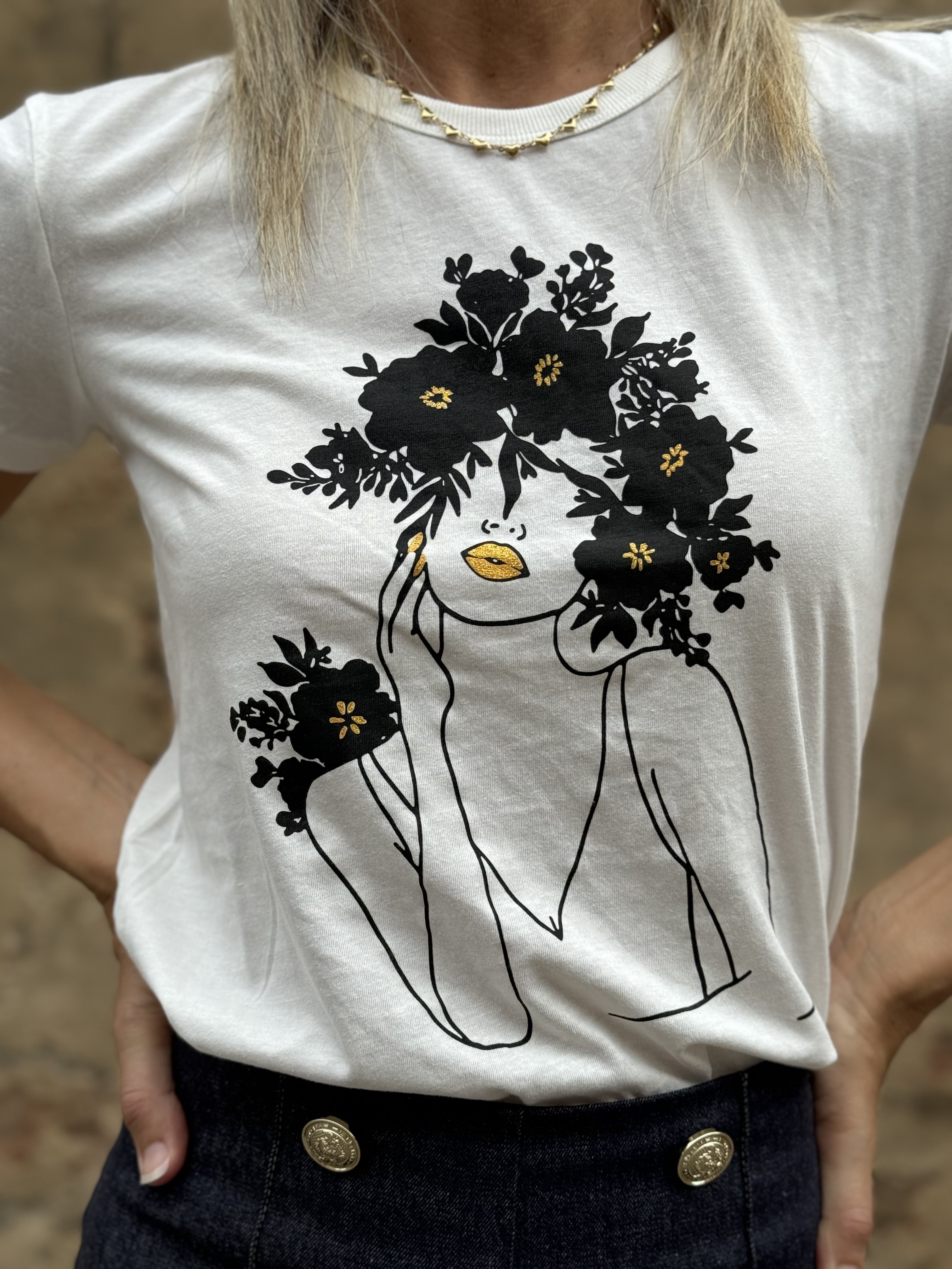 Tshirt Flower Girl