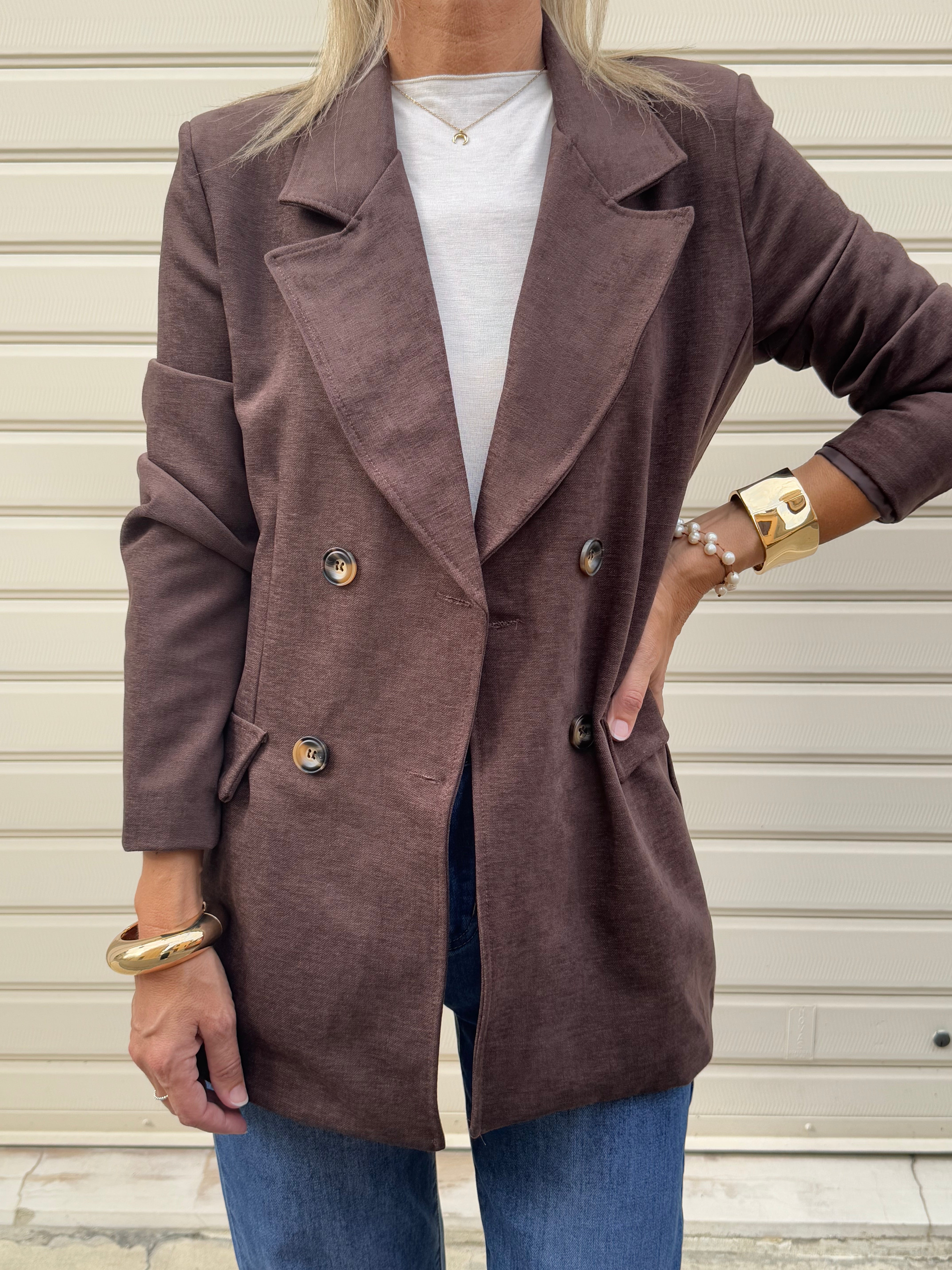 Blazer caffè adora