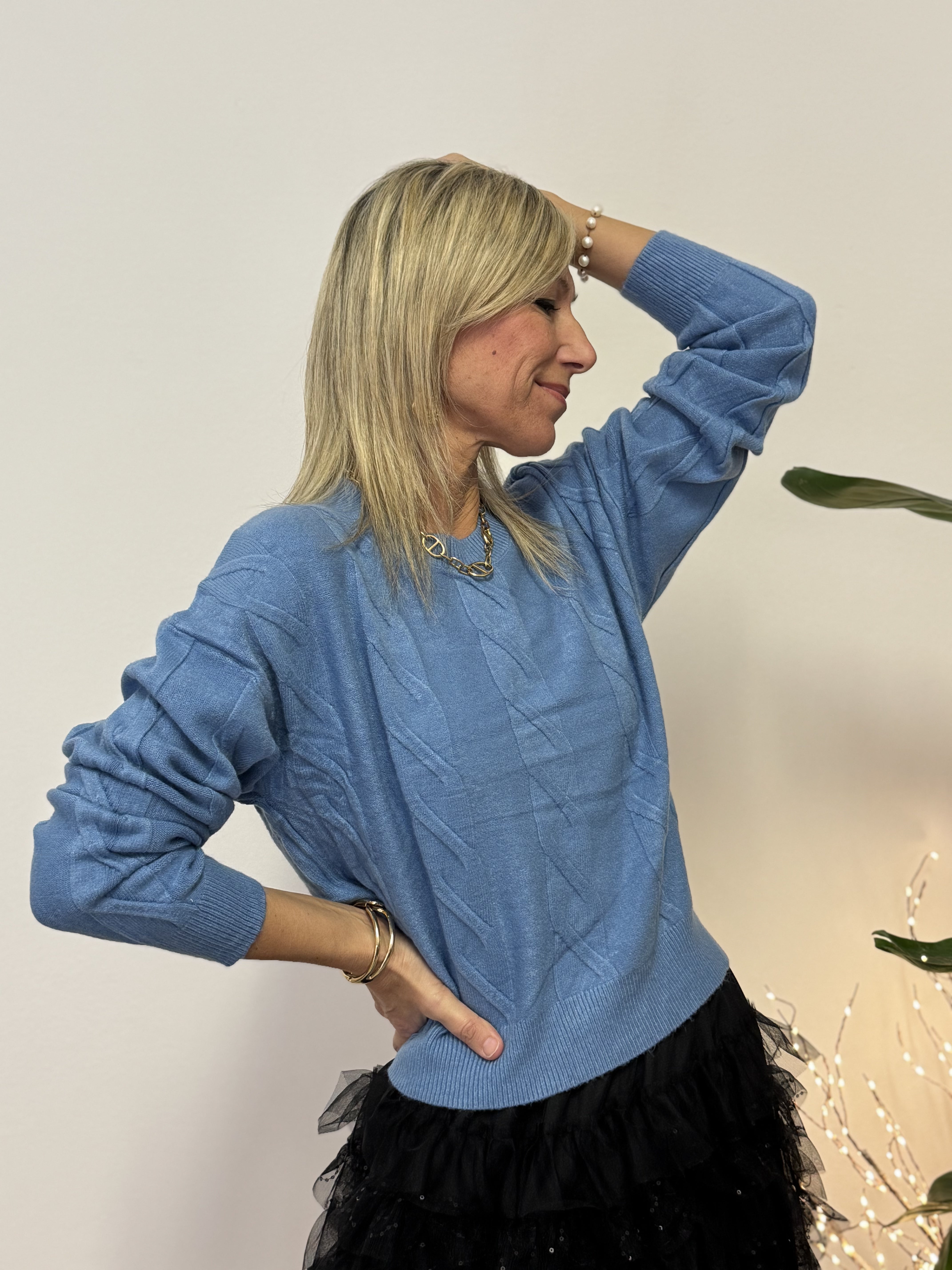 Maglia Trecce Scatoletta
