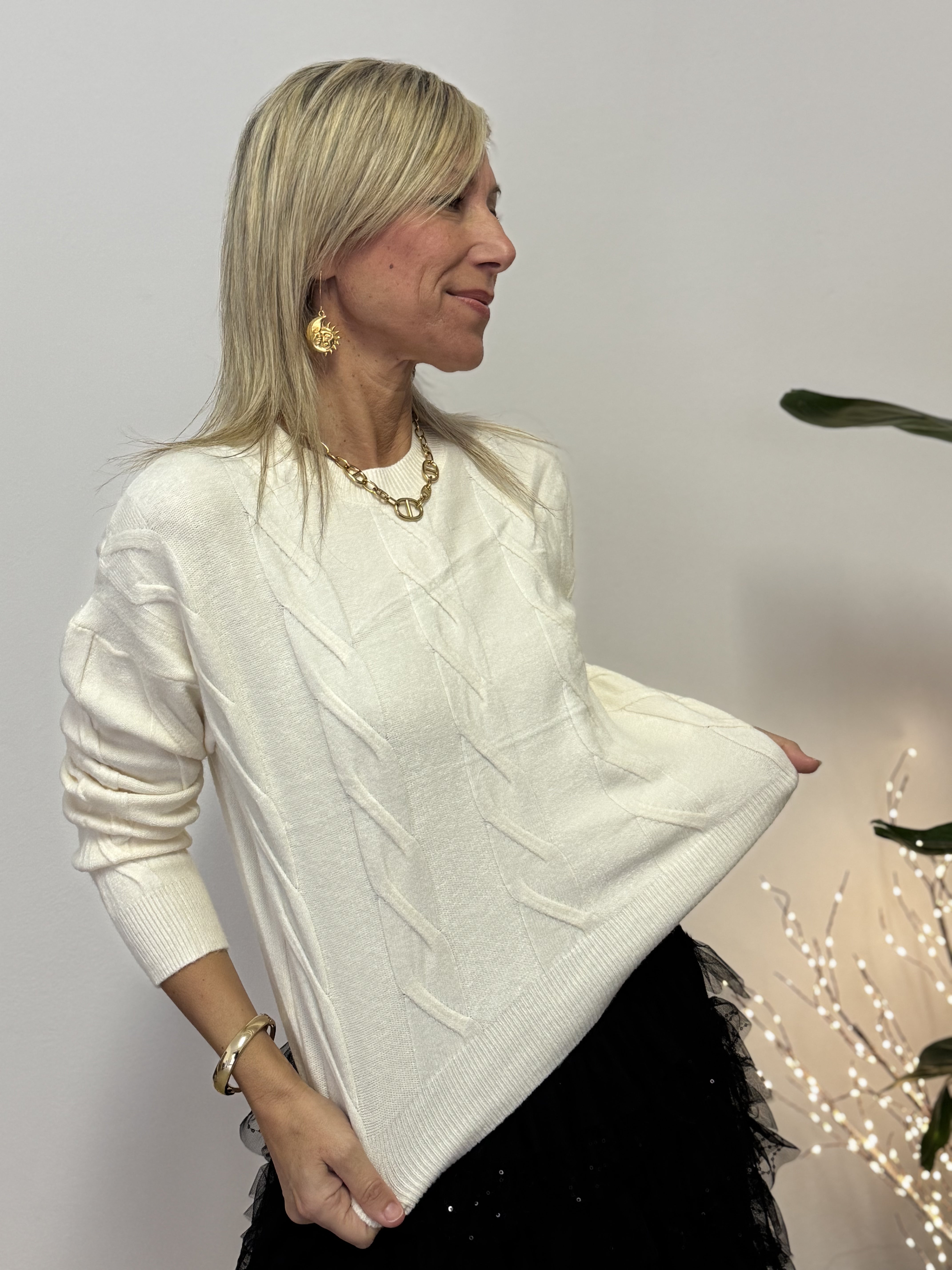 Maglia Trecce Scatoletta
