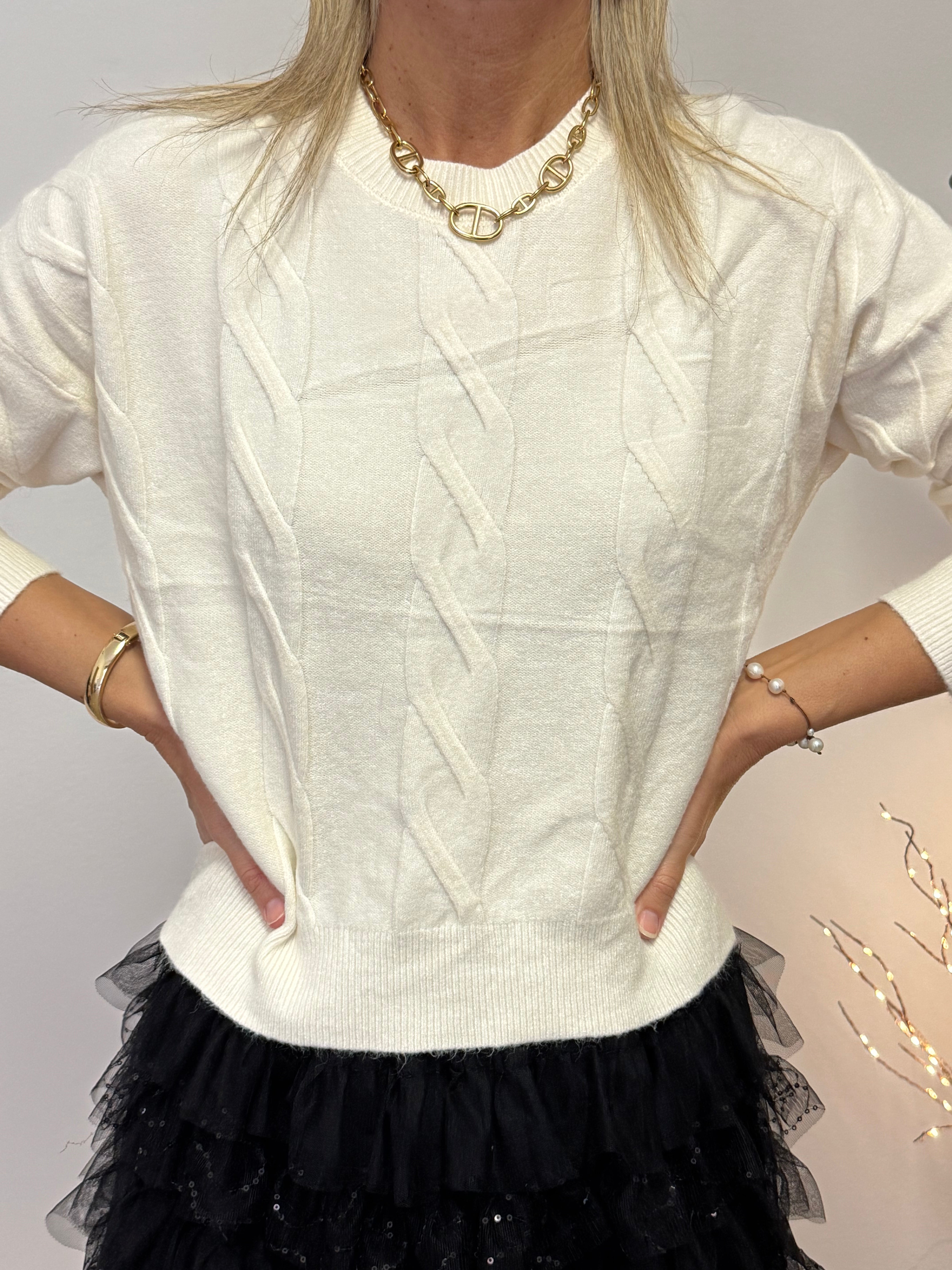 Maglia Trecce Scatoletta