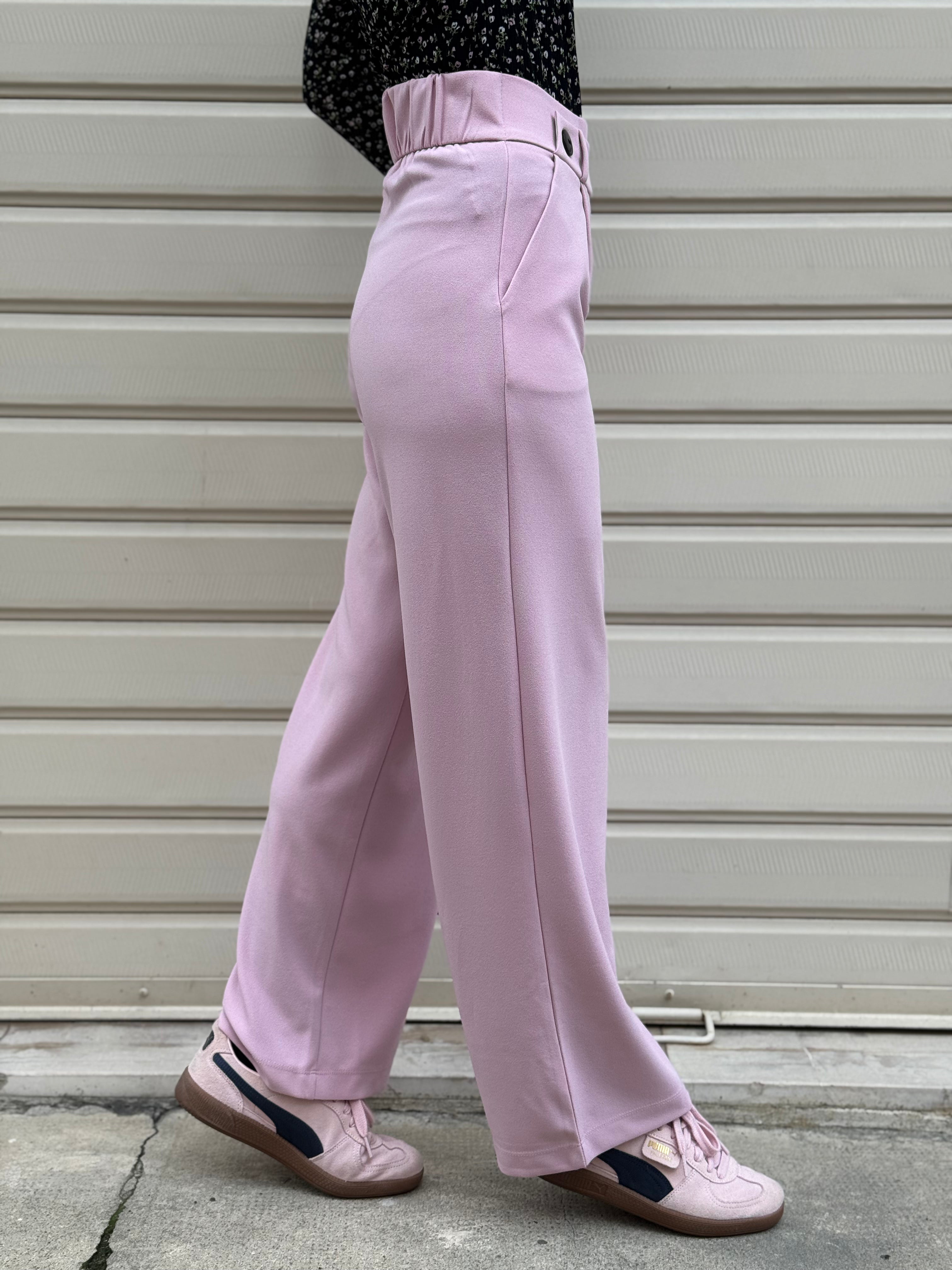 Pantalone fascetta bottoni jdy