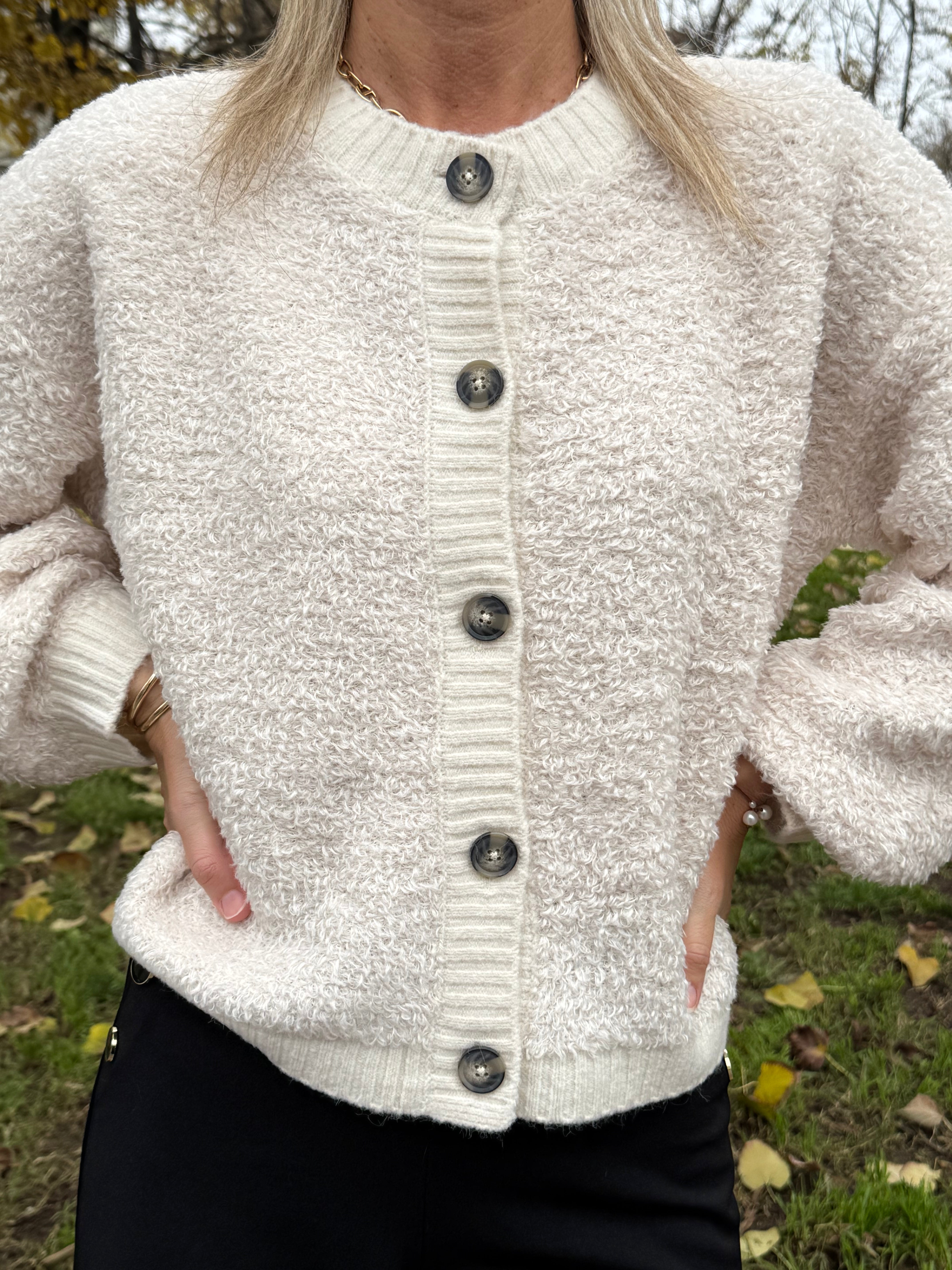 Cardigan Bouclè