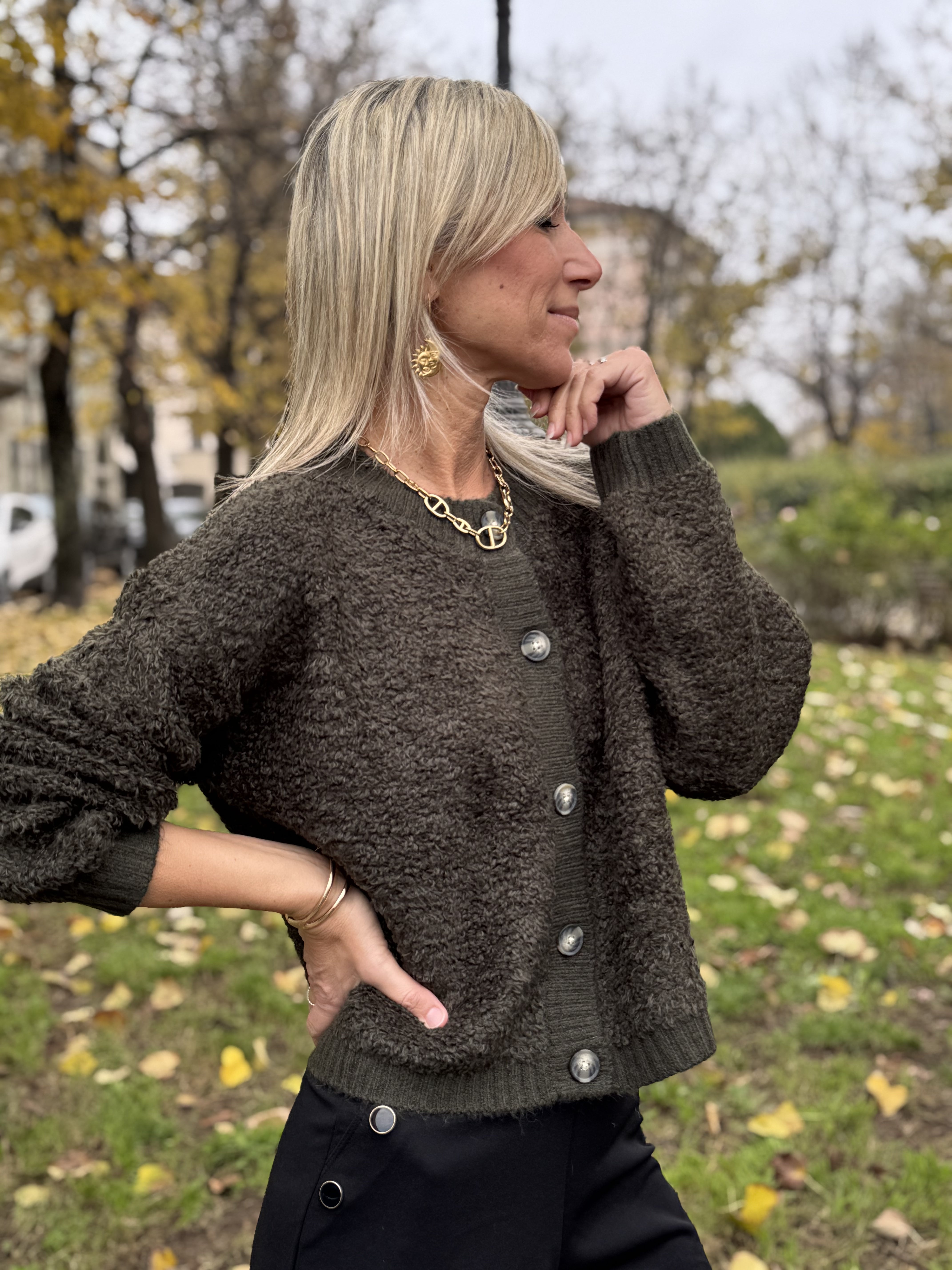 Cardigan Bouclè