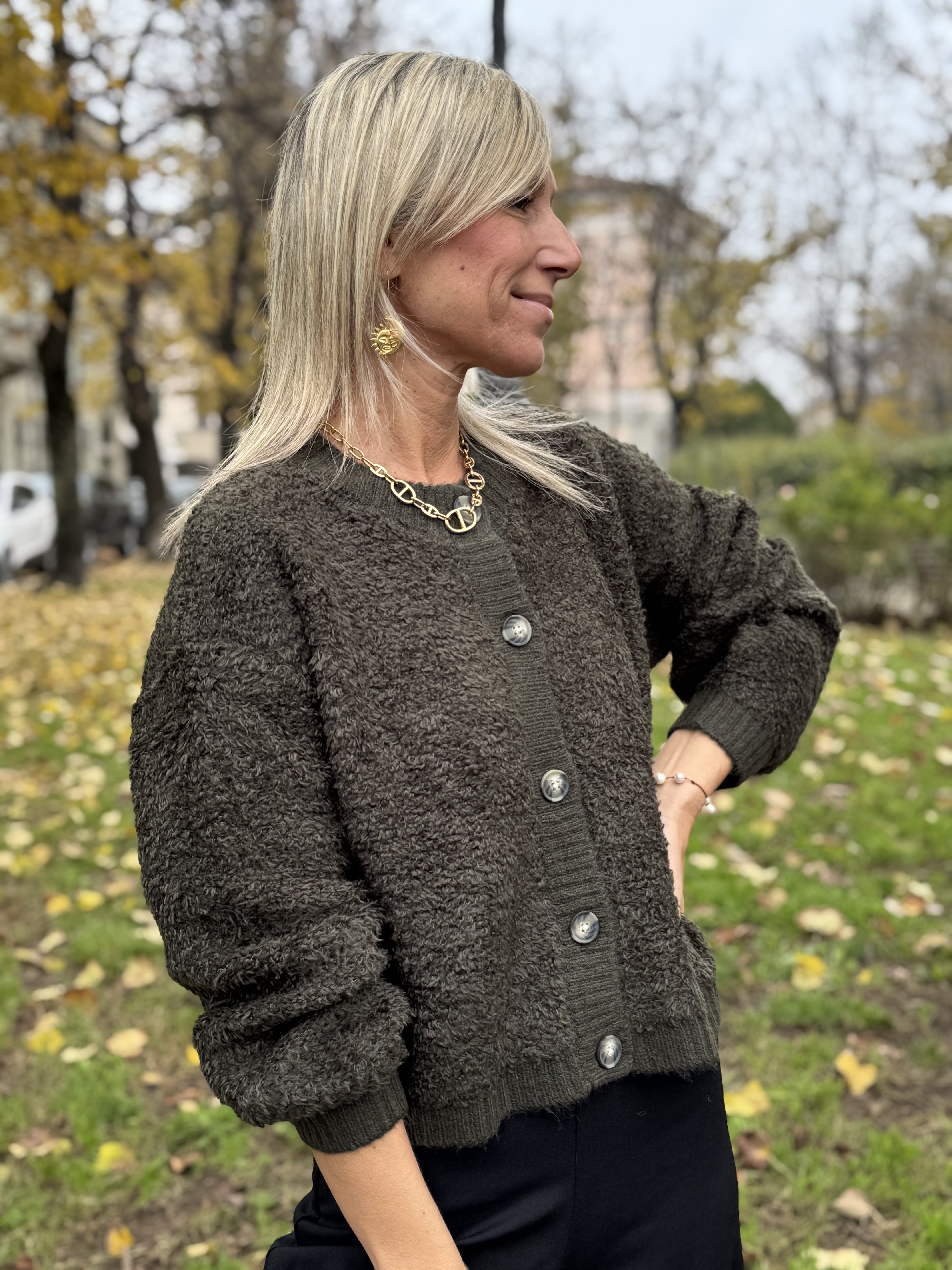 Cardigan Bouclè
