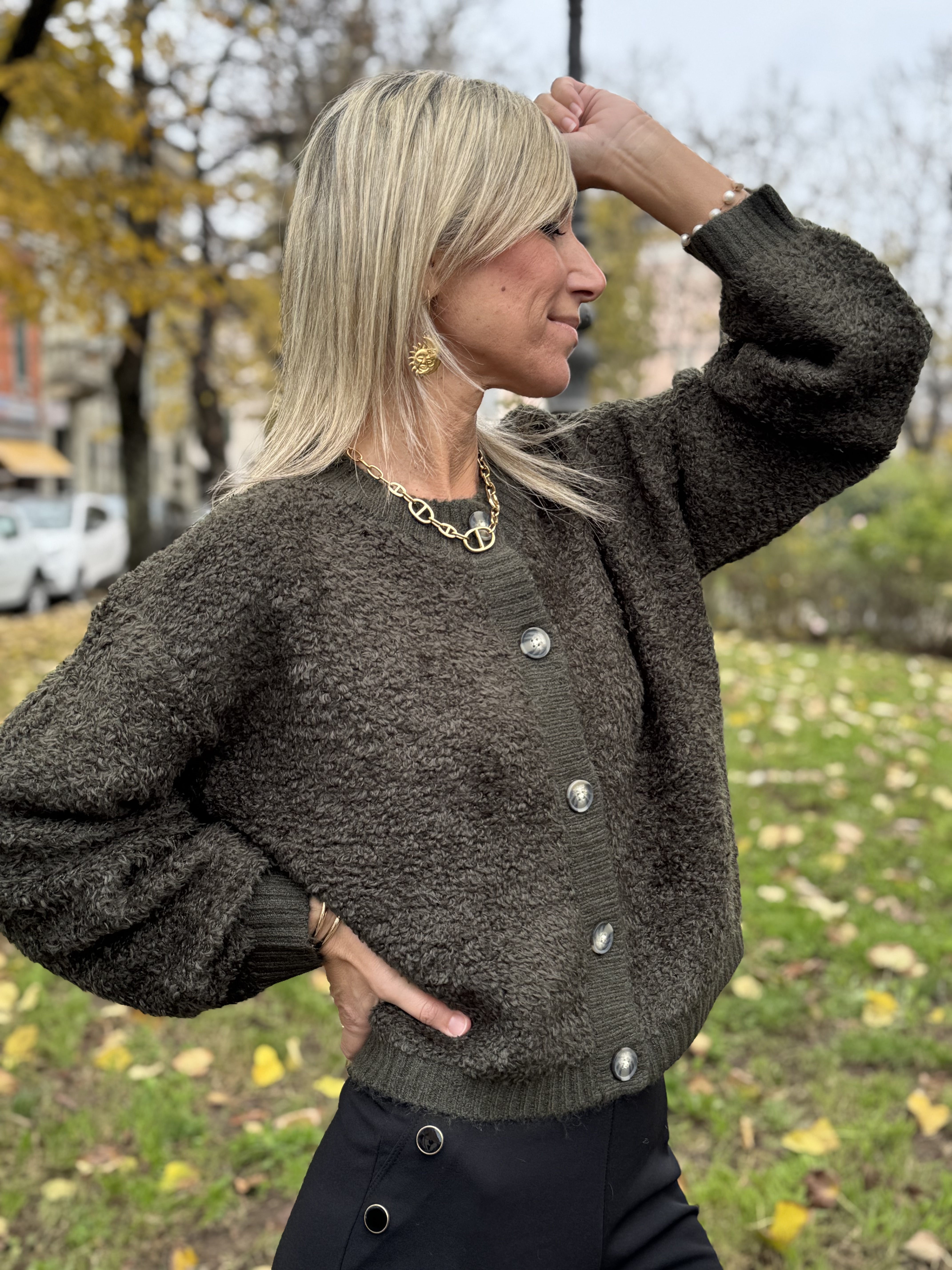 Cardigan Bouclè