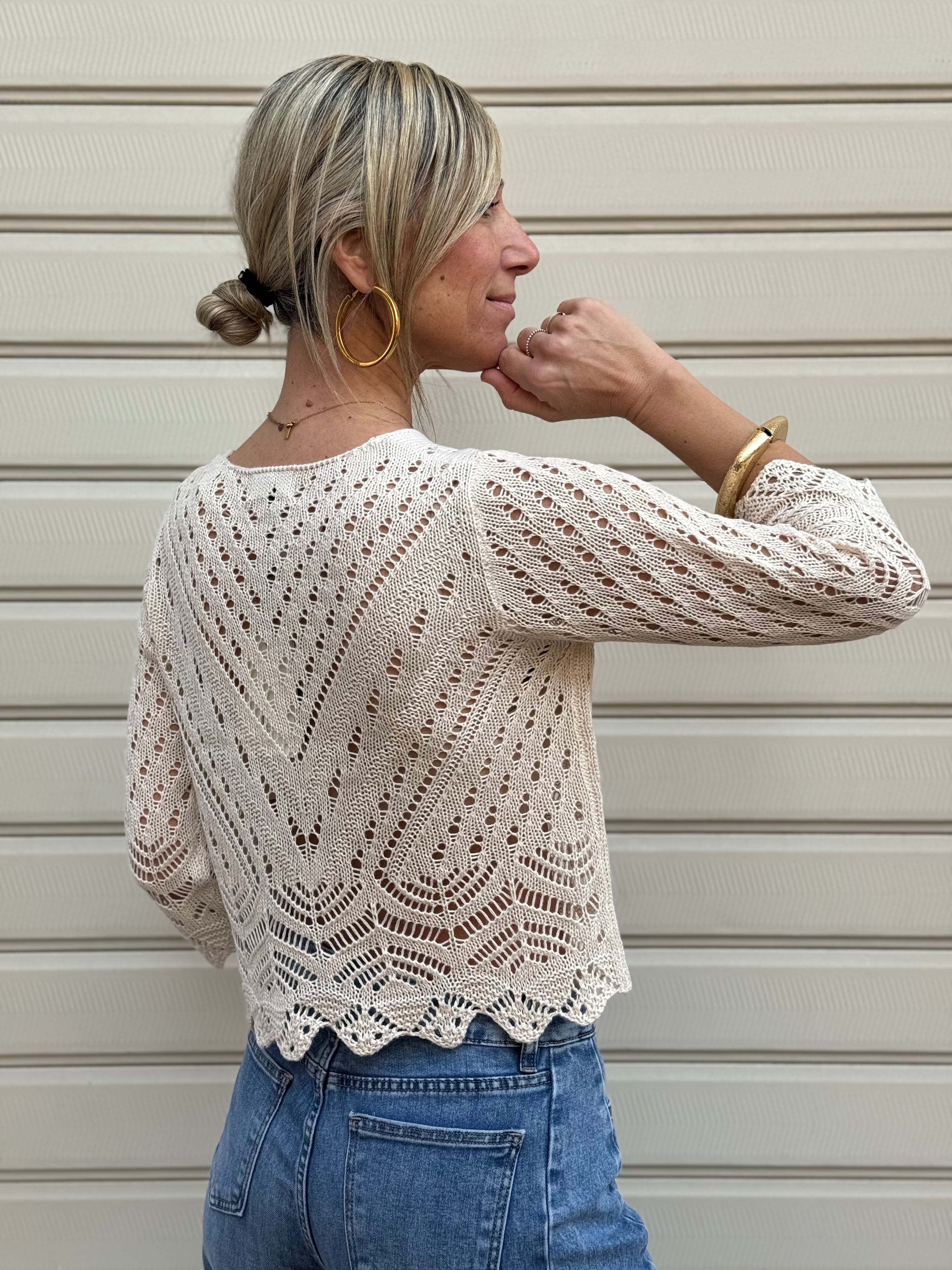 Maglia v traforata jdy