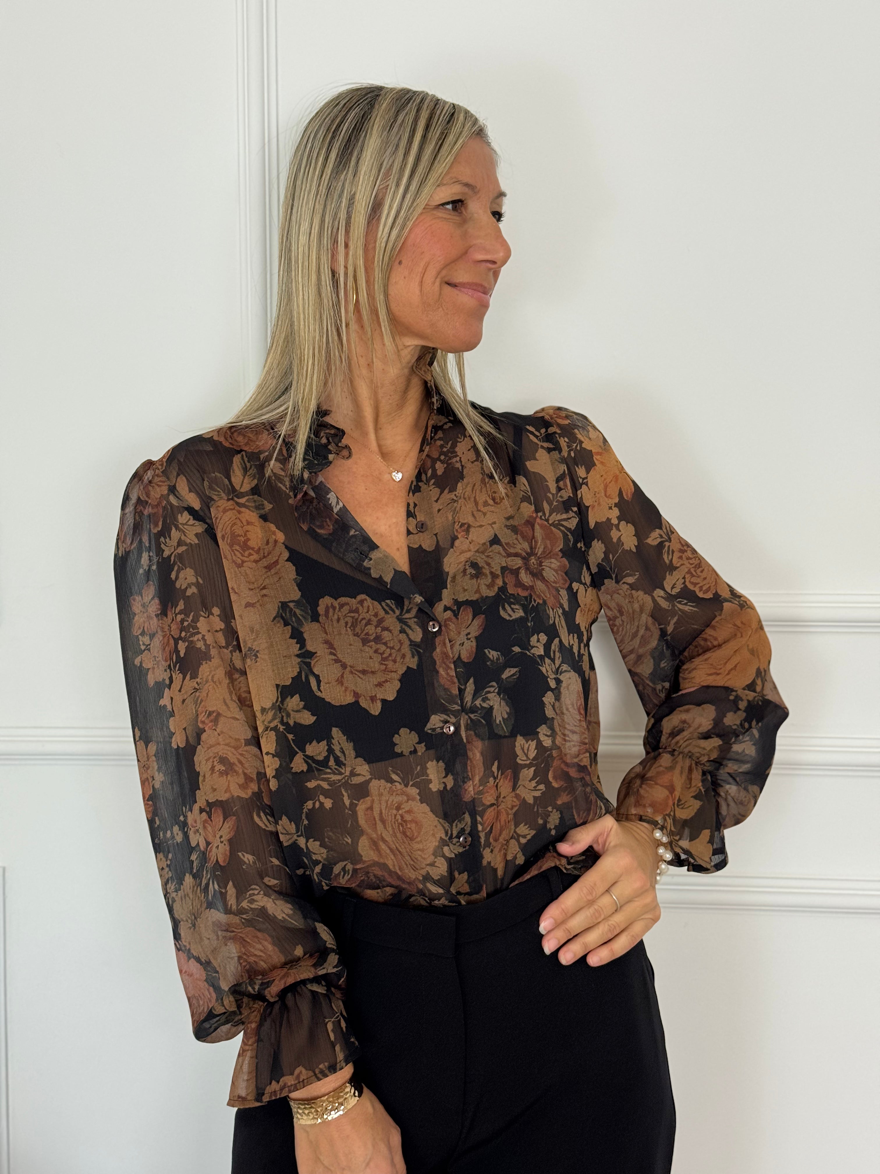 Camicia volant fantasia artigli