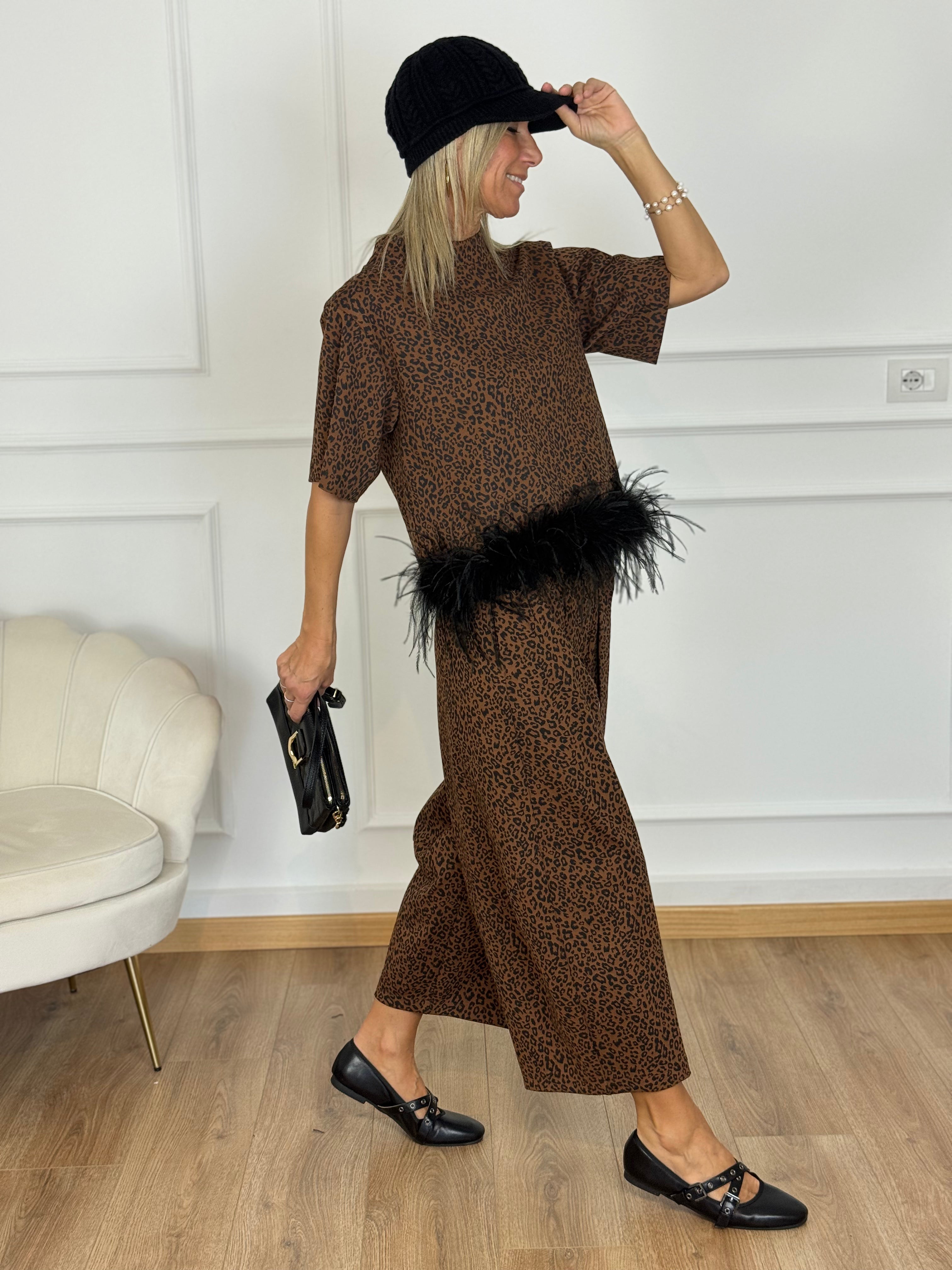Blusa piume maculata imperial
