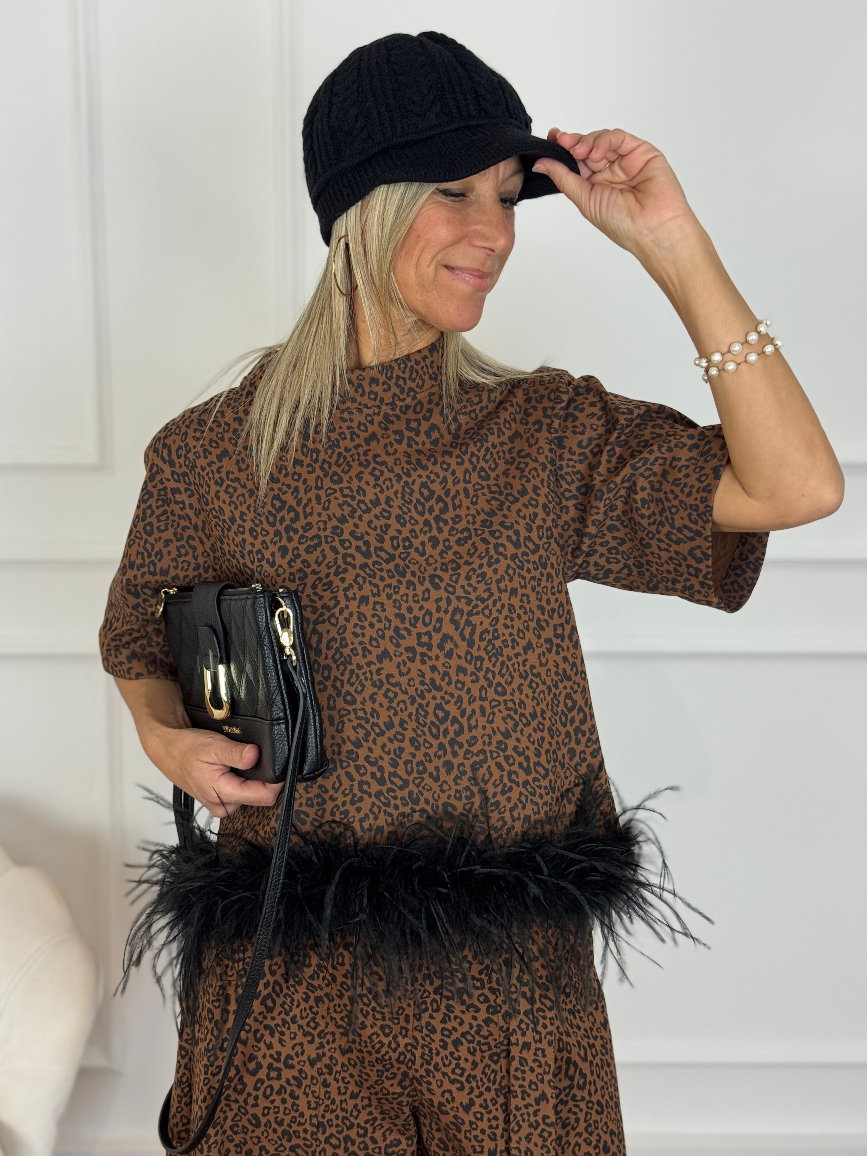 Blusa piume maculata imperial