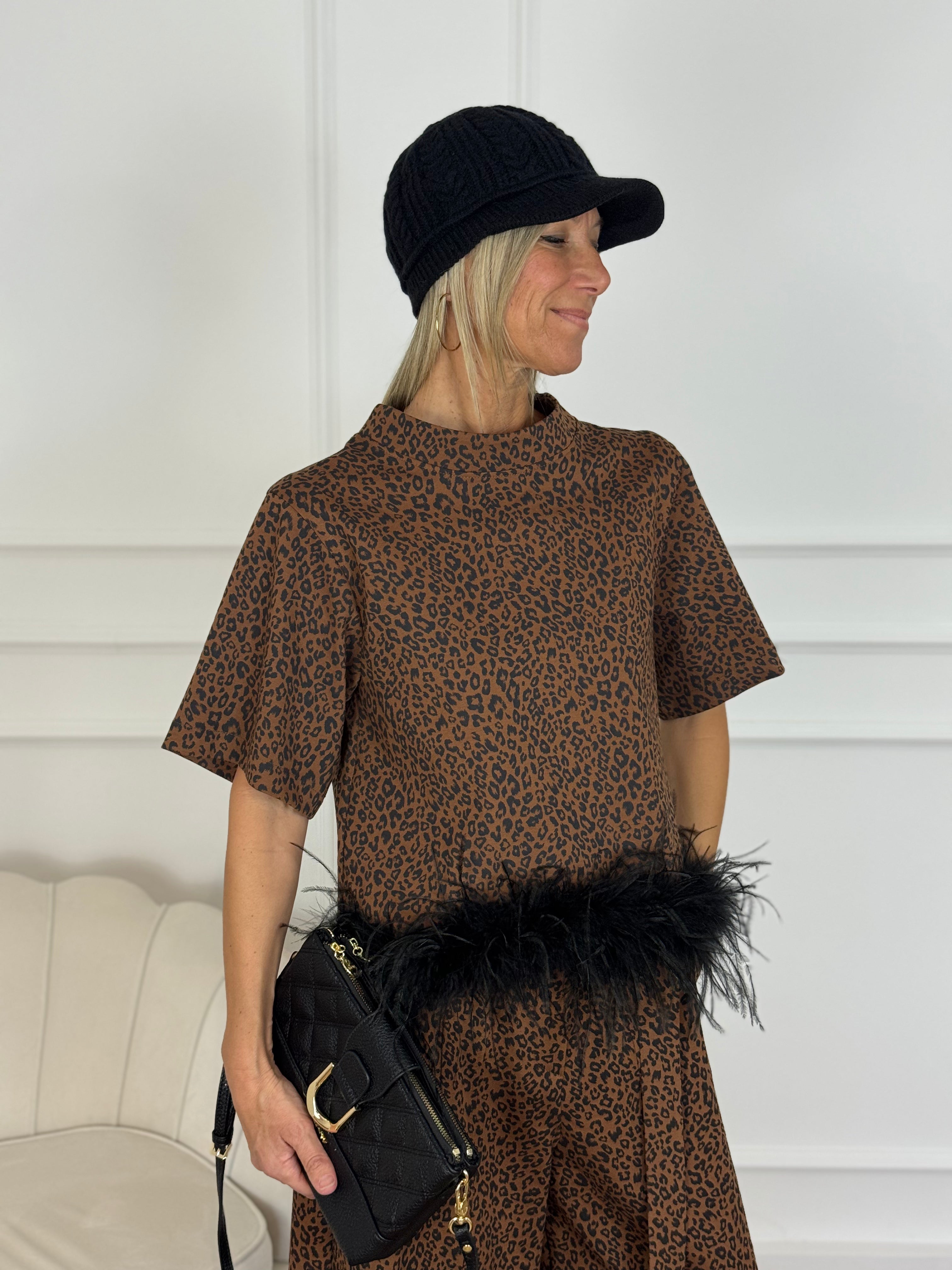 Blusa piume maculata imperial