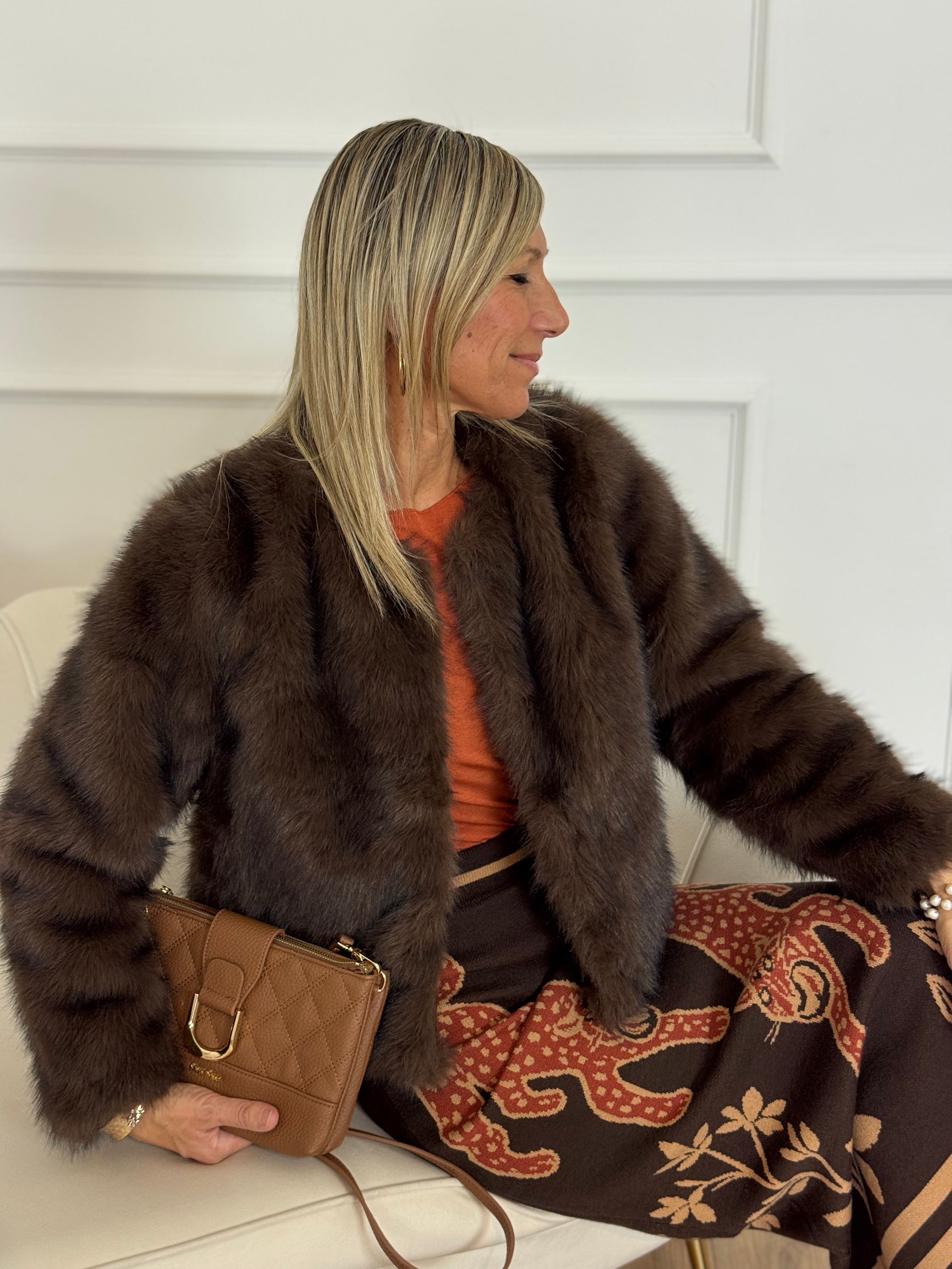 Ecopelliccia corta faux jdy