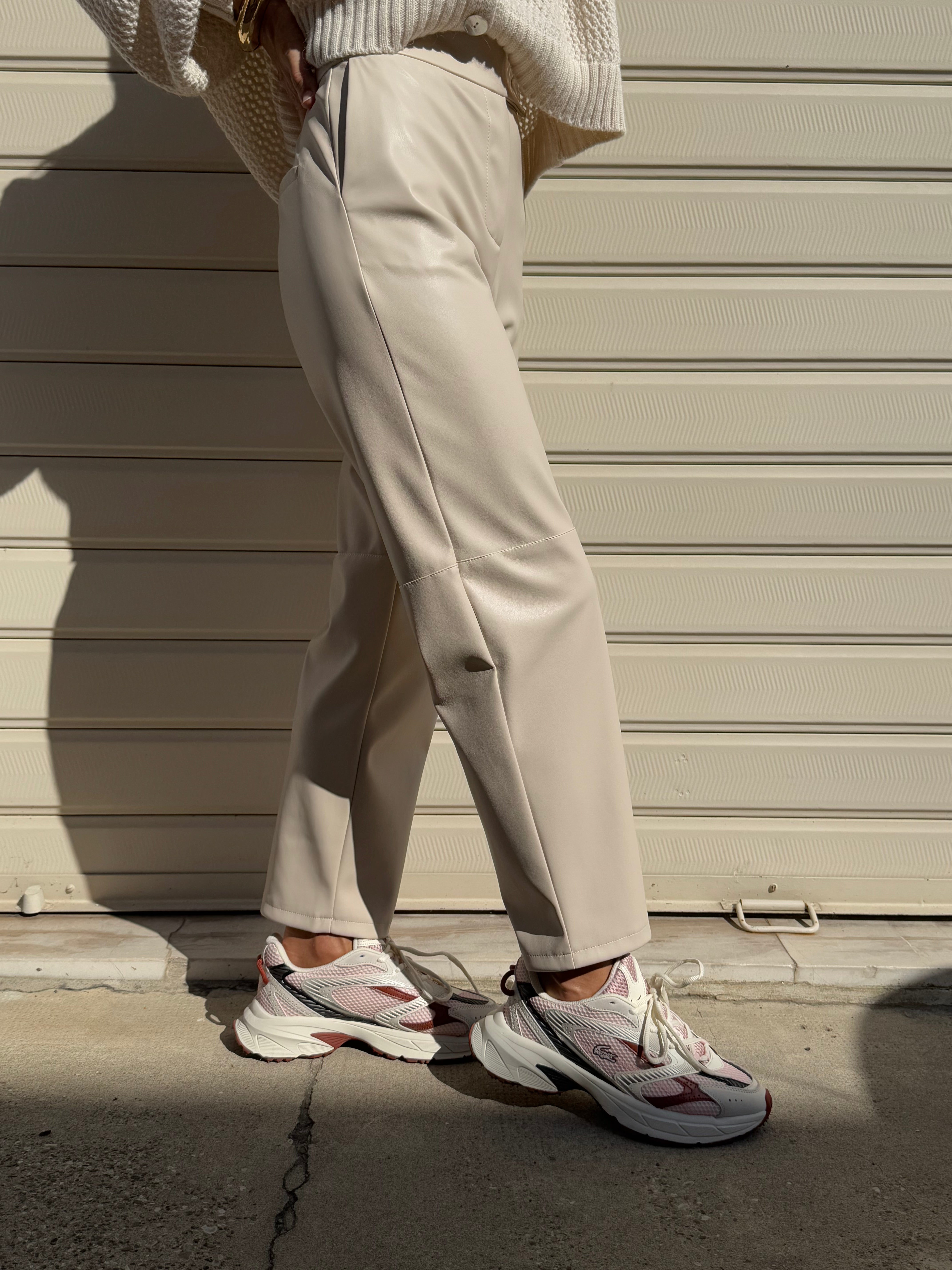 Pantalone ecopelle imperial