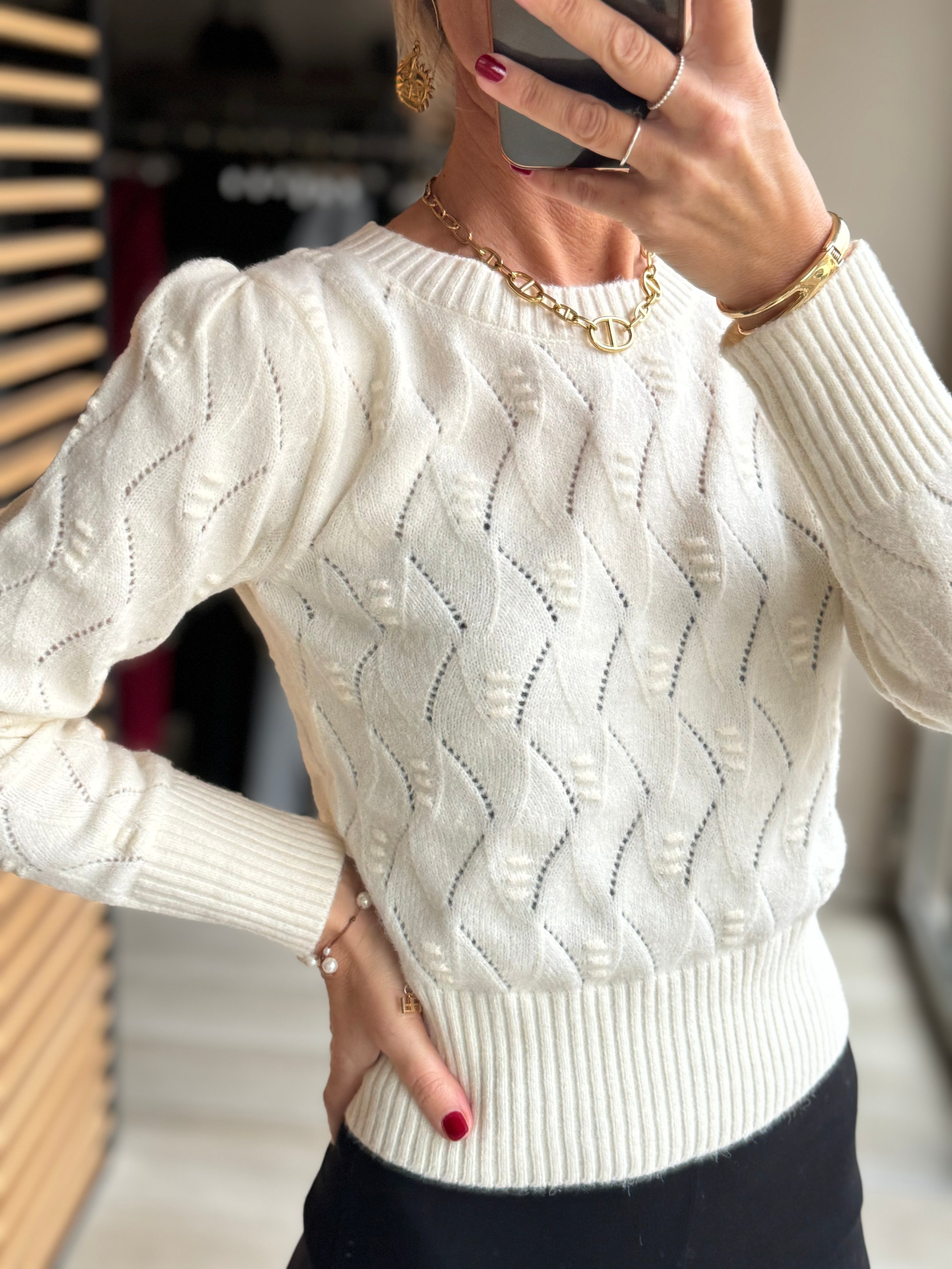 Maglia Girocollo Punzonature